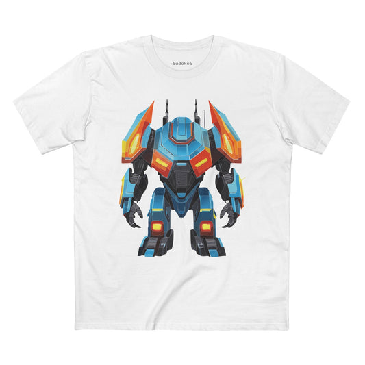 Cyborg Robot Graphic Unisex 100 Cotton Staple Tee 7