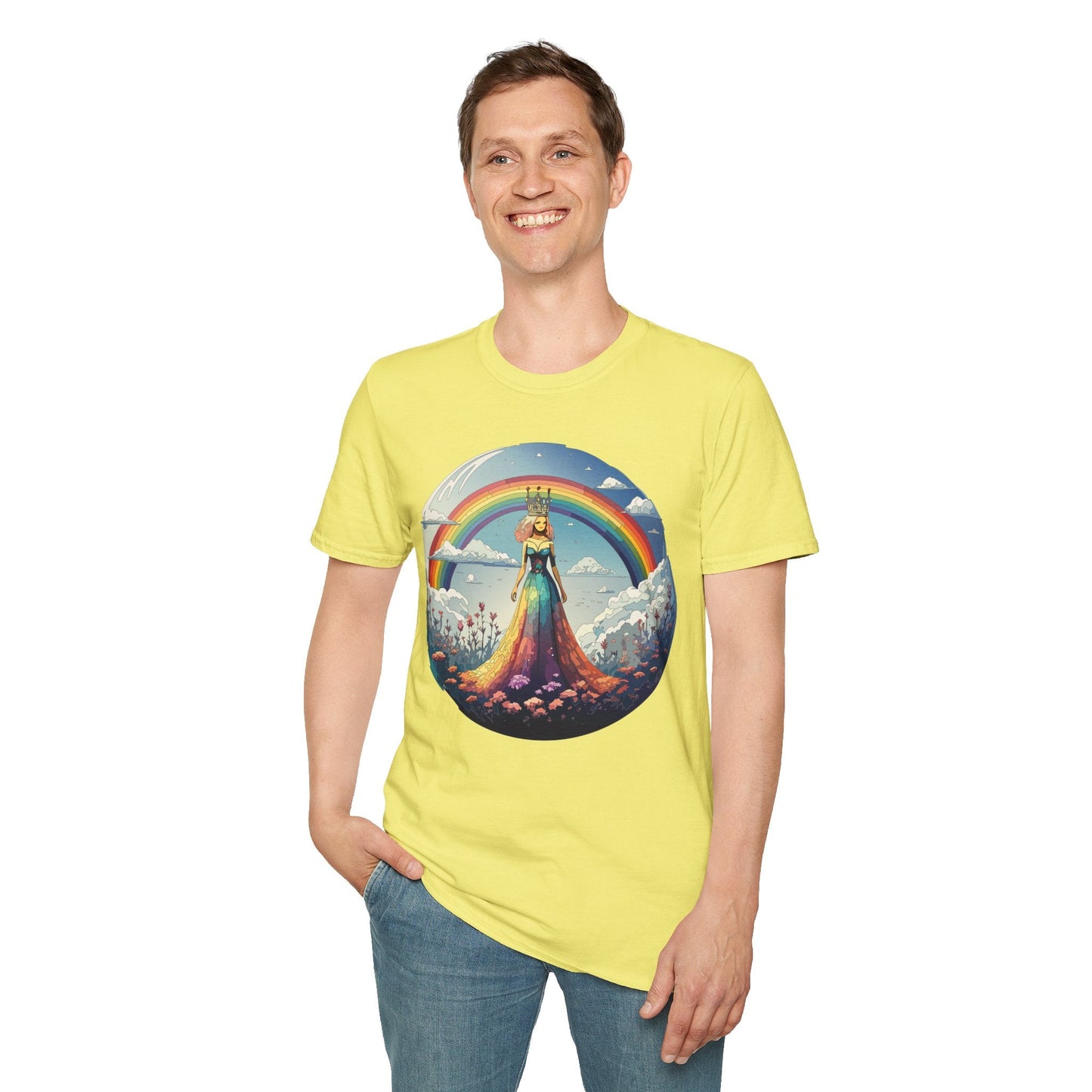 Womens Graphic T Shirt Art Design Tee Softstyle 64000 100 Percent Cotton Comfort