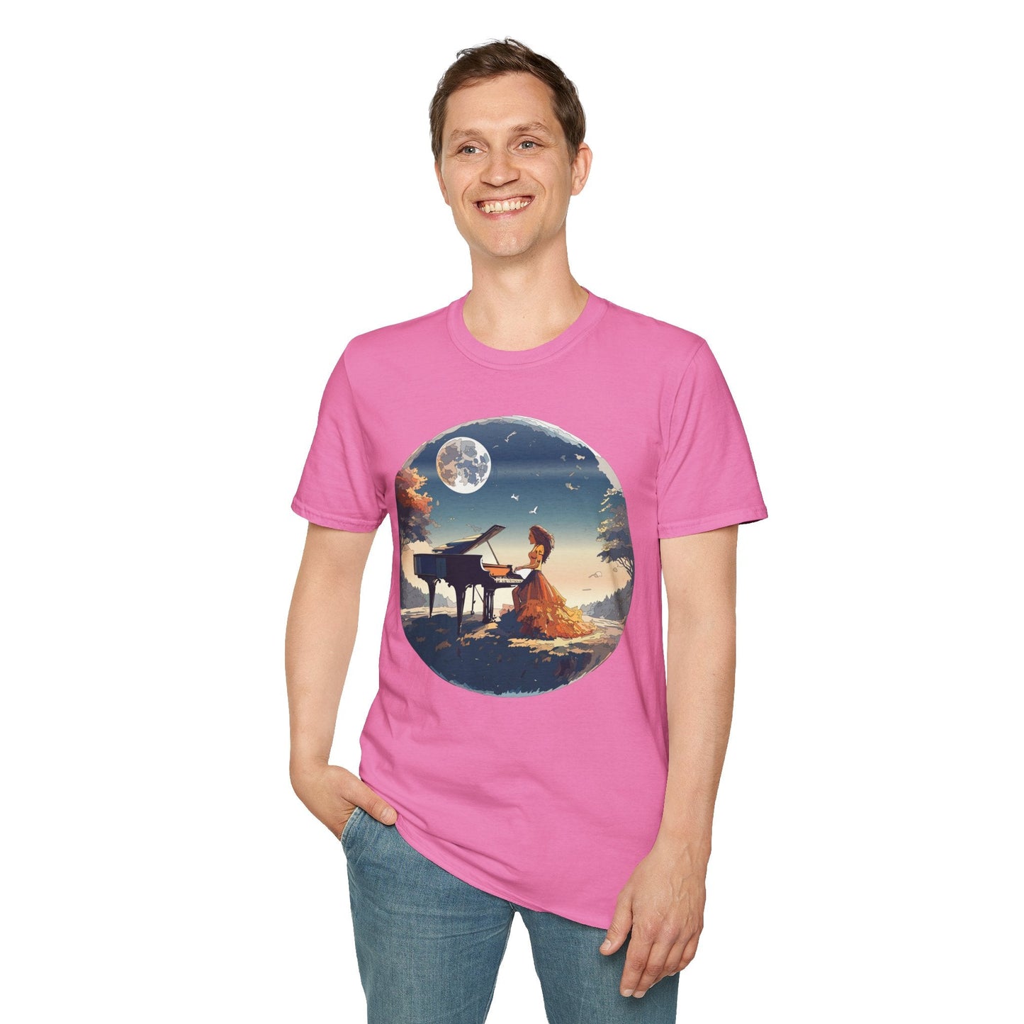 Womens Graphic T Shirt Art Design Gildan Softstyle Tee 100 Percent Ring Spun Cotton Unisex
