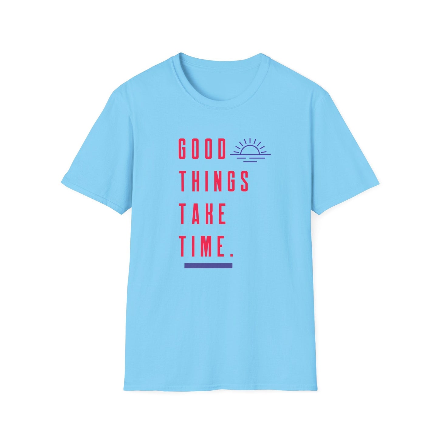Positive Slogan T Shirt Unisex Gildan Softstyle 64000 Ring Spun Cotton Tee With Positive Words