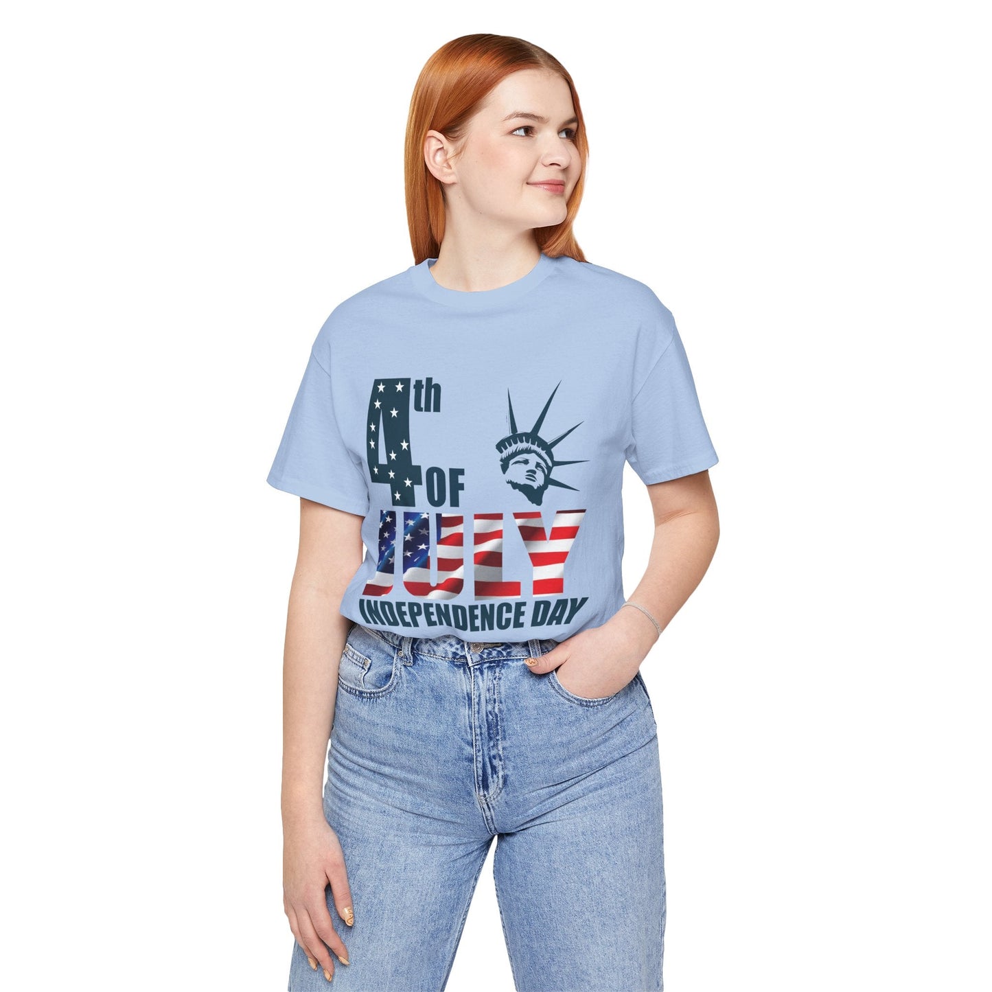 Independence Day Graphic Unisex Cotton T-Shirt 026
