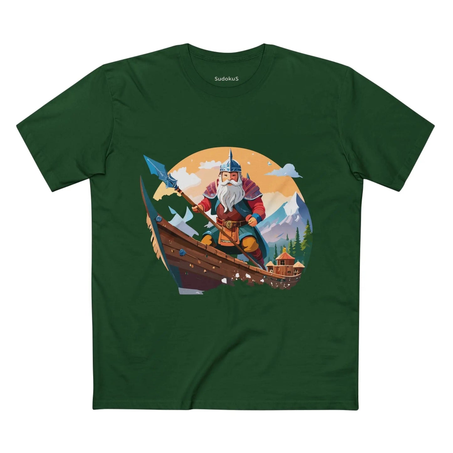 Viking Graphic Unisex 100 Cotton Staple Tee 33