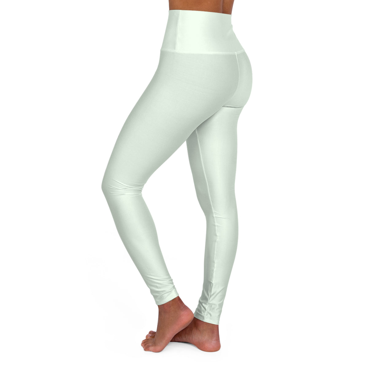 Honeydew Mint Color High-Waist Yoga Leggings Women's Seamless Poly-Span Stretchy Pants XS-2XL