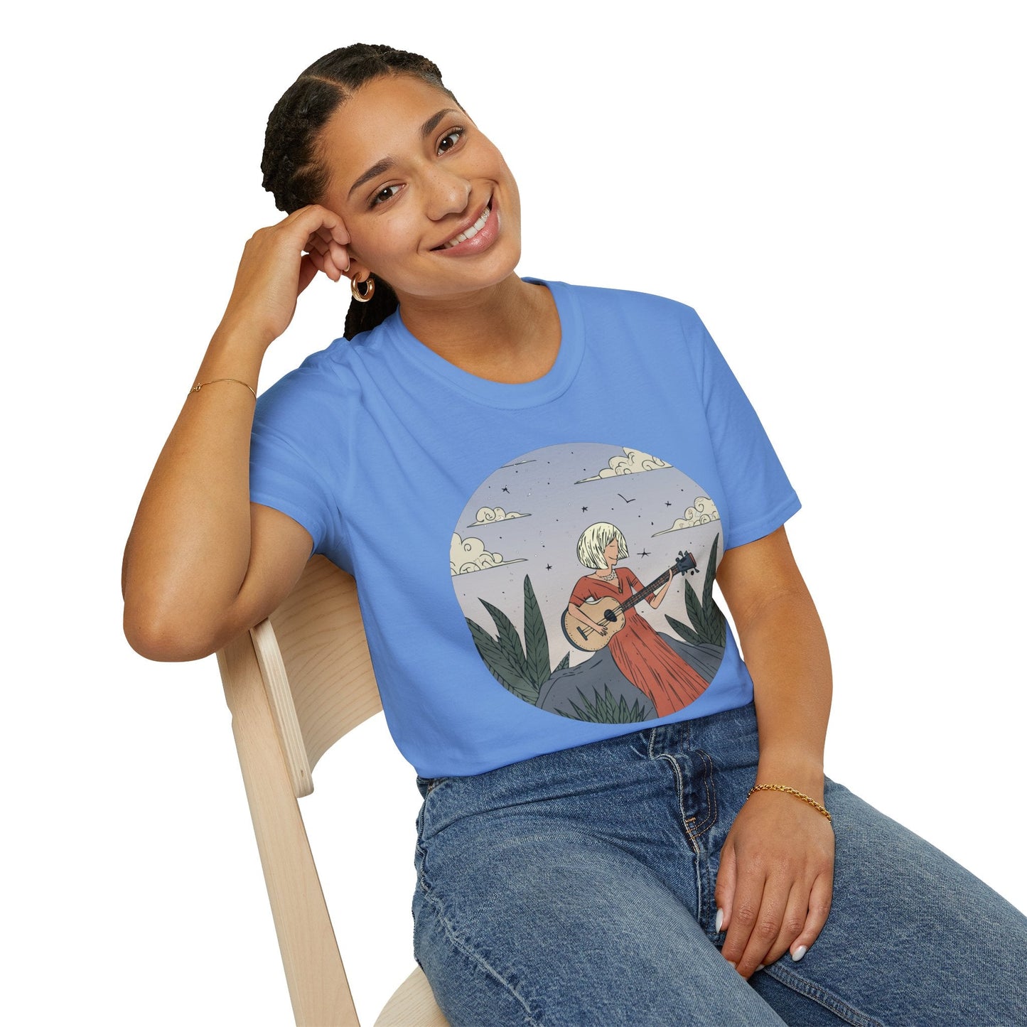 Womens Graphic T Shirts Art Design Tee Unisex Softstyle Gildan 64000 100 Percent Cotton