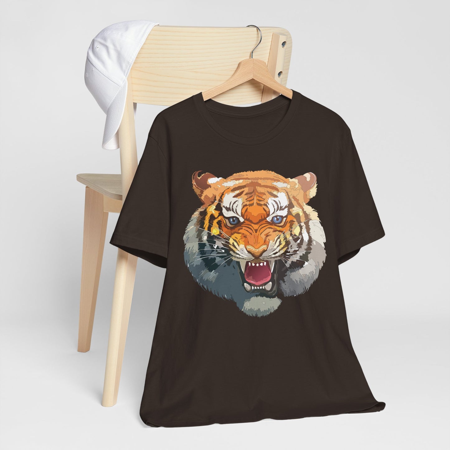 Tiger Shirt, Animal Shirt, T-Shirt with Tiger, Art Design Tee, Animal Tees, Safari T-Shirt, Graphic Design Tee 14