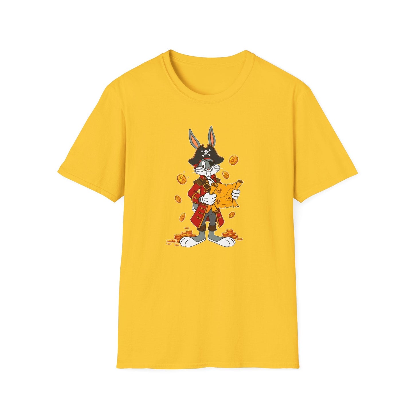 Cartoon Bunny Graphic Unisex Cotton Animal Animation Artwork Design Tee 30