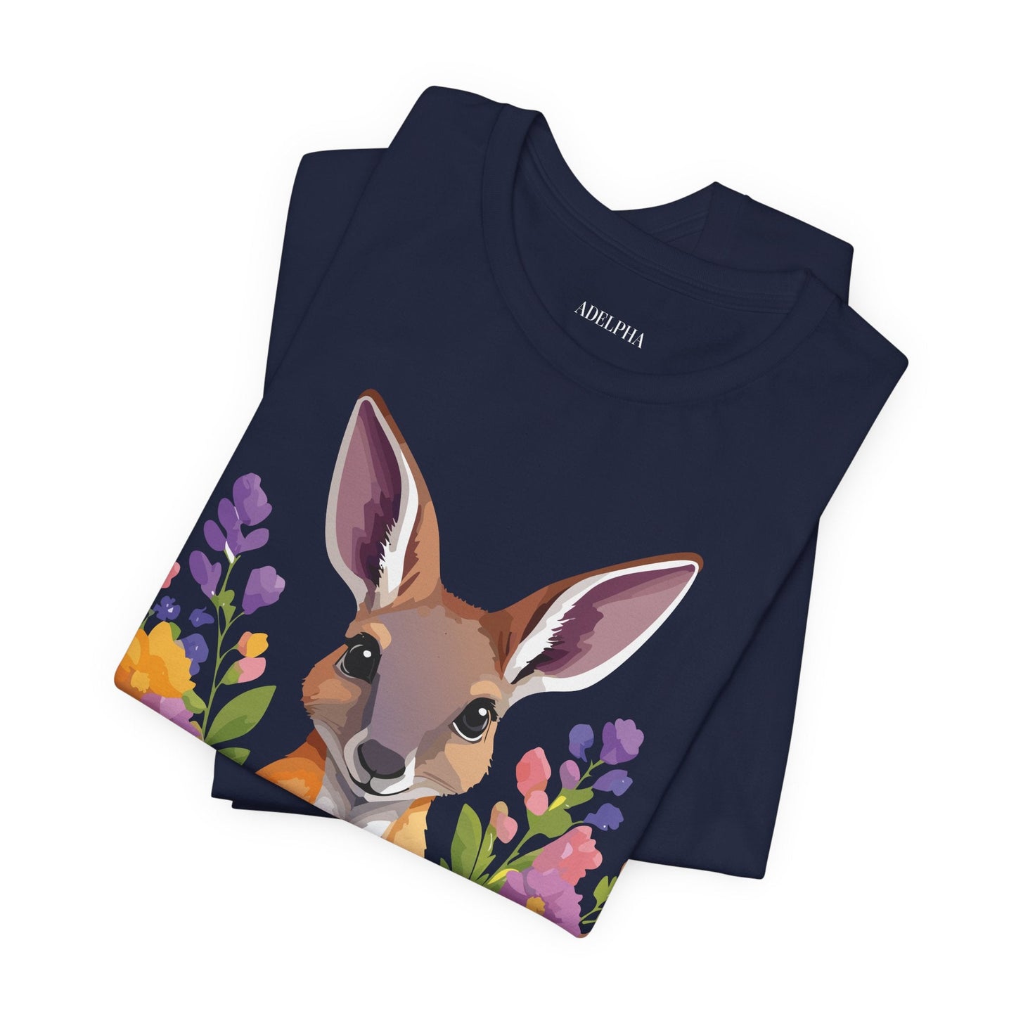 Kangaroo Graphic Unisex 100 Cotton Vintage Animal Artwork Tee 2