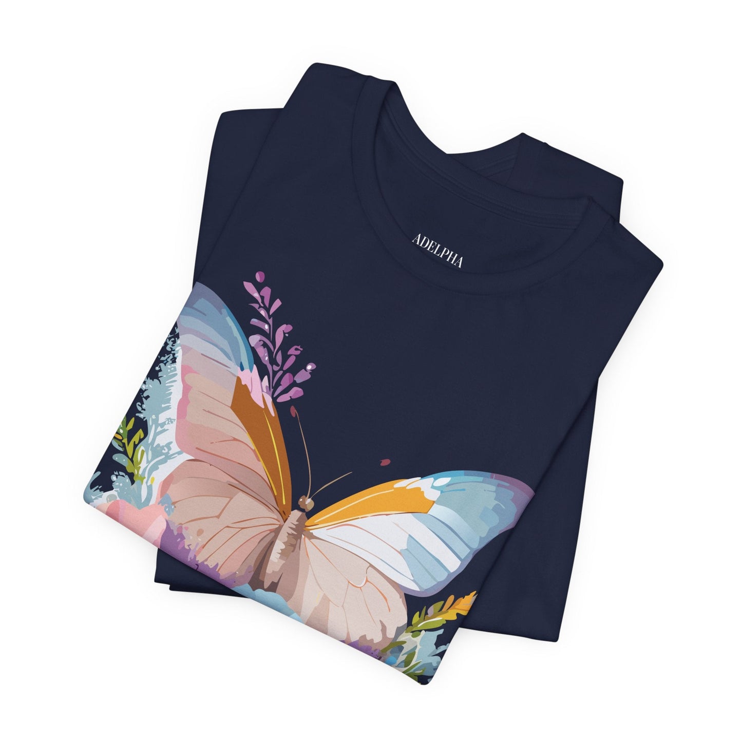 Butterfly Graphic T Shirt Unisex Adelpha Vintage Art Design Tee