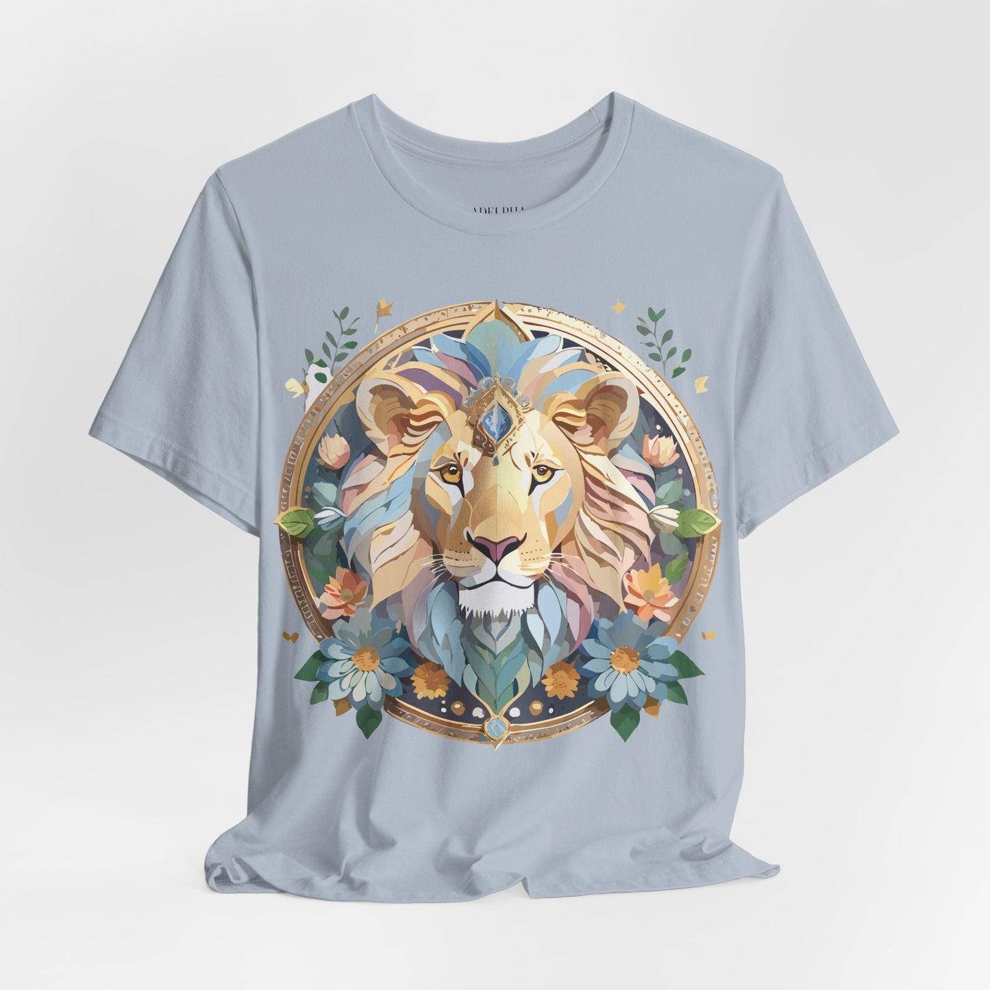 Medallion Graphic Unisex 100 Cotton Vintage Animal Medal Artwork Tee 3
