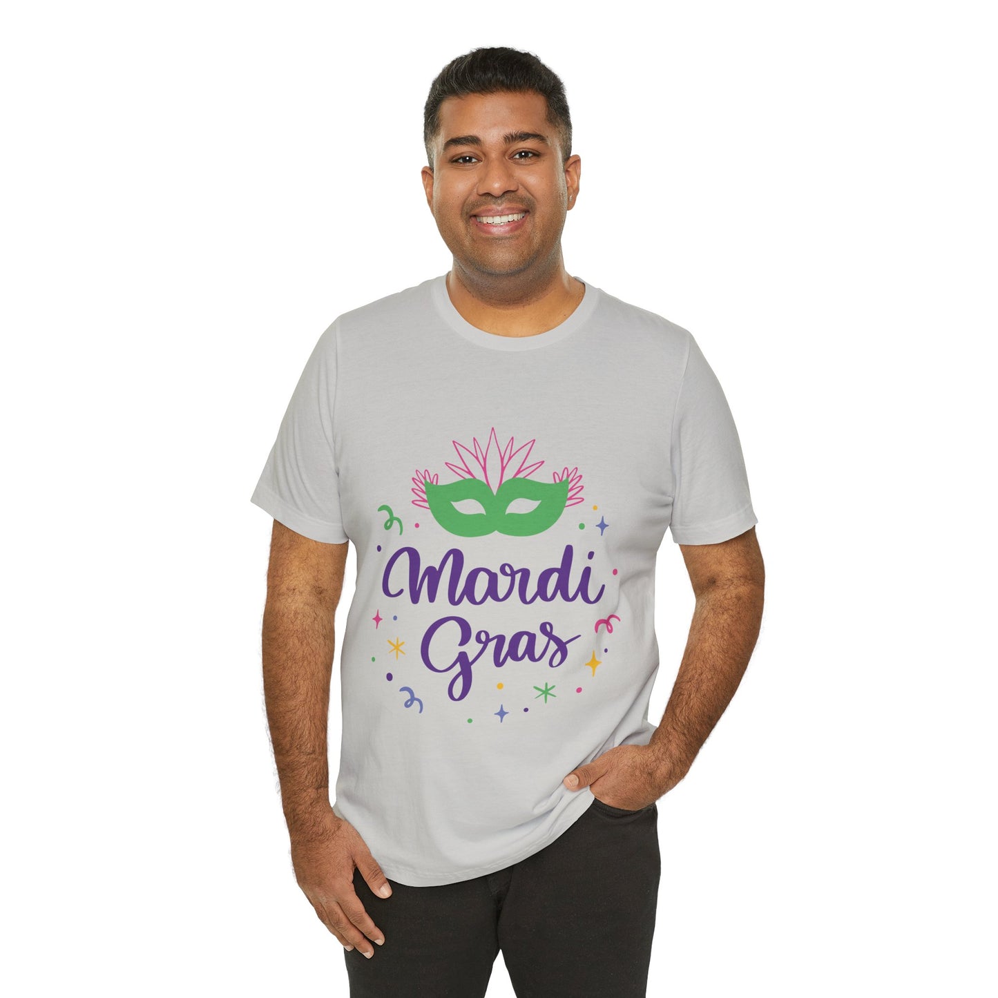 Unisex Cotton Tee Shirt for Mardi Gras