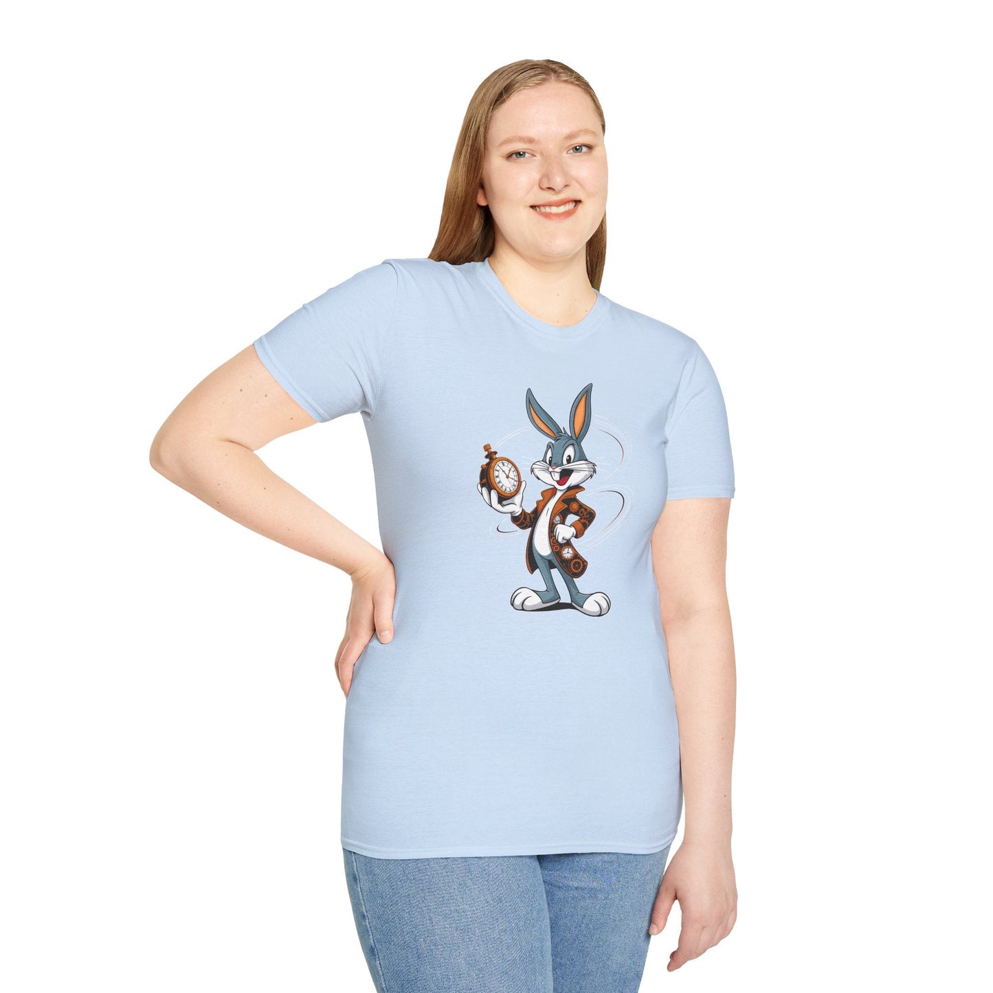 Bugs Bunny T Shirt Unisex Gildan Softstyle Graphic Cartoon Tee For Fans Of Looney Tunes