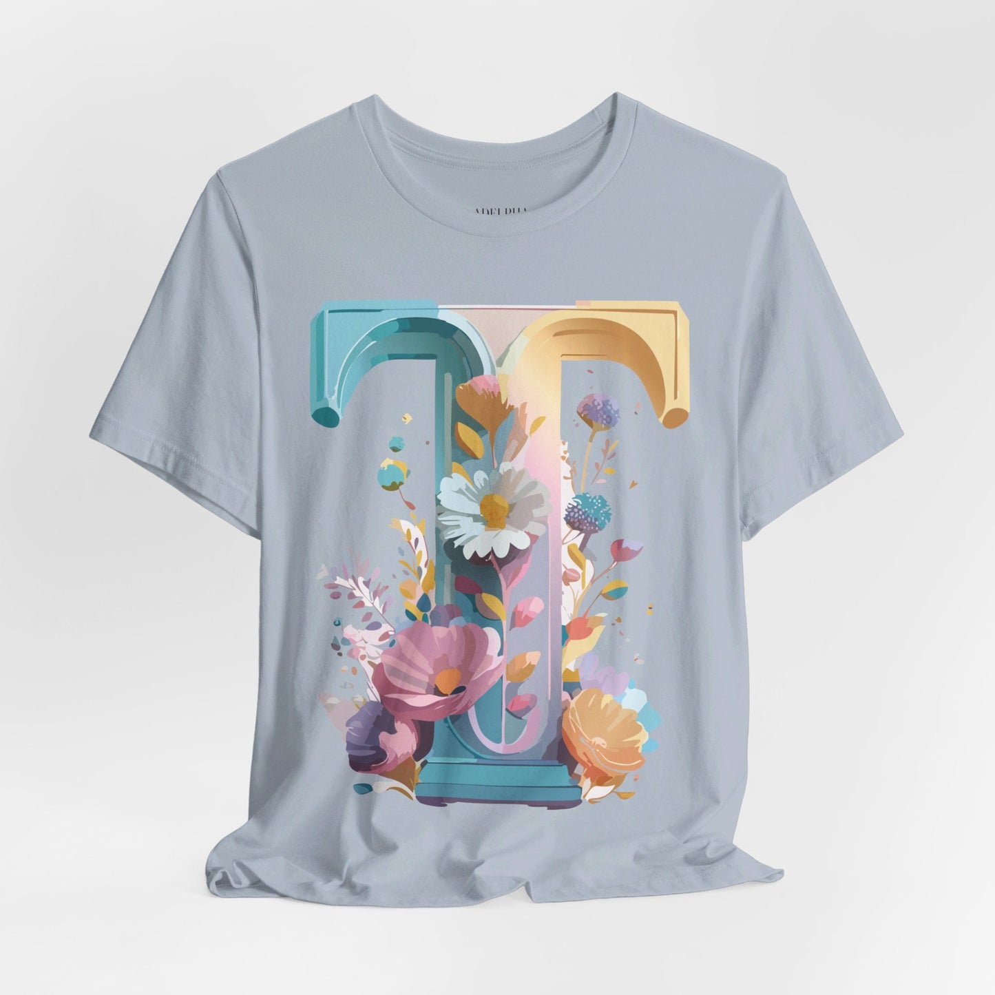 Unisex Letter T Shirt Graphic Tee With Vintage Adelpha Artwork Premium Comfort And Everyday Style