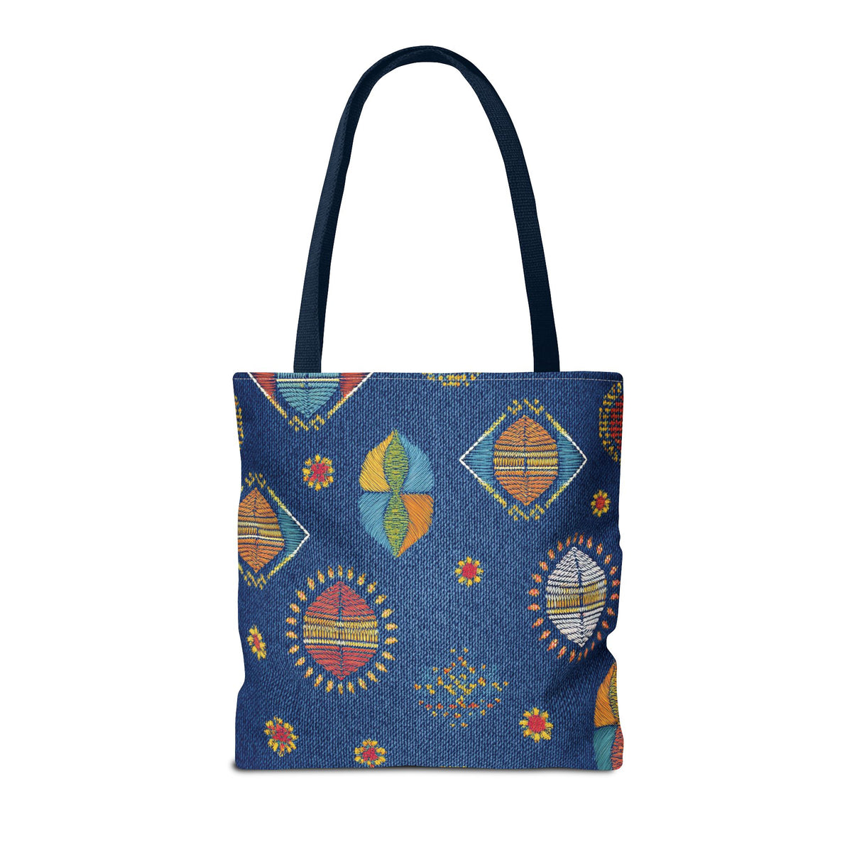 Diwali Graphic Denim Fabric Imitation Print Unisex Canvas Bag Poly Spun 3 Sizes Tote Bag 205-5