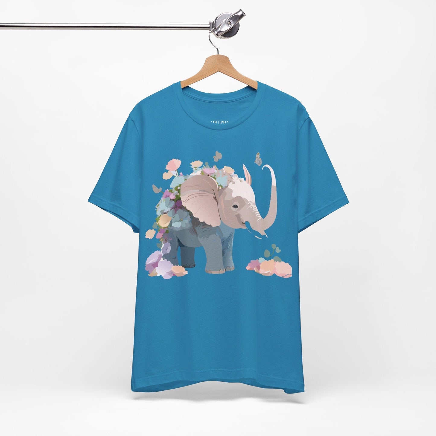 Elephant Graphic Tee Unisex Vintage Inspired Artwork Premium Adelpha Jersey Short Sleeve