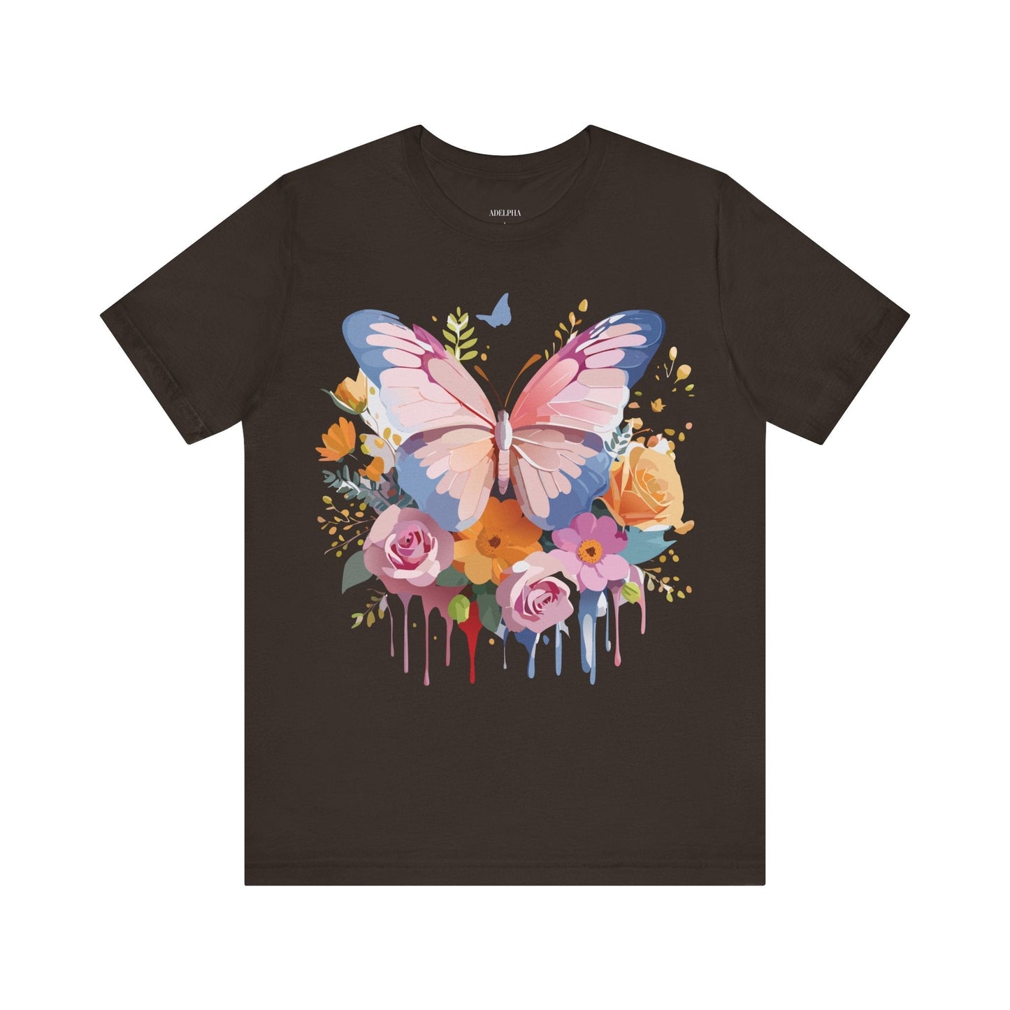Butterfly Graphic Tee Unisex Short Sleeve Jersey Shirt By Adelpha