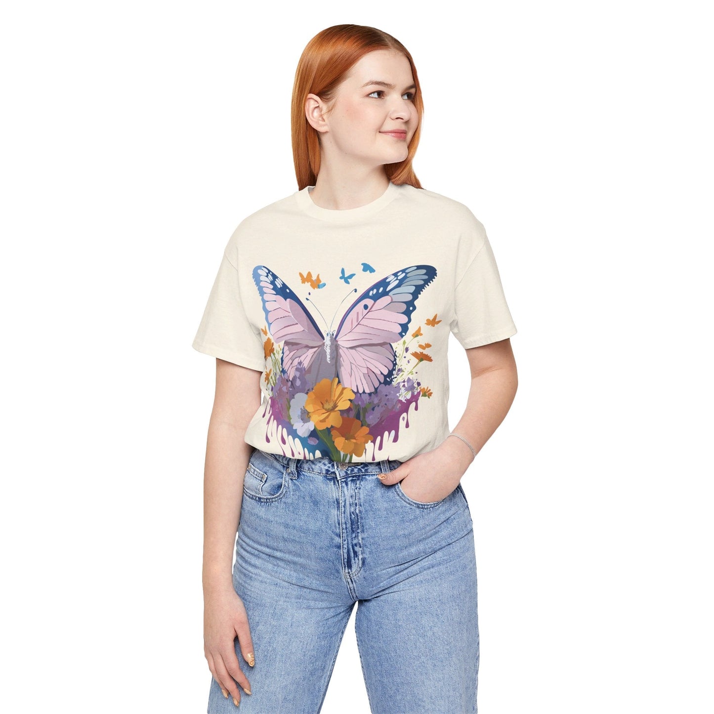 Adelpha Butterfly Graphic Tee Unisex Vintage Inspired Art Design Short Sleeve