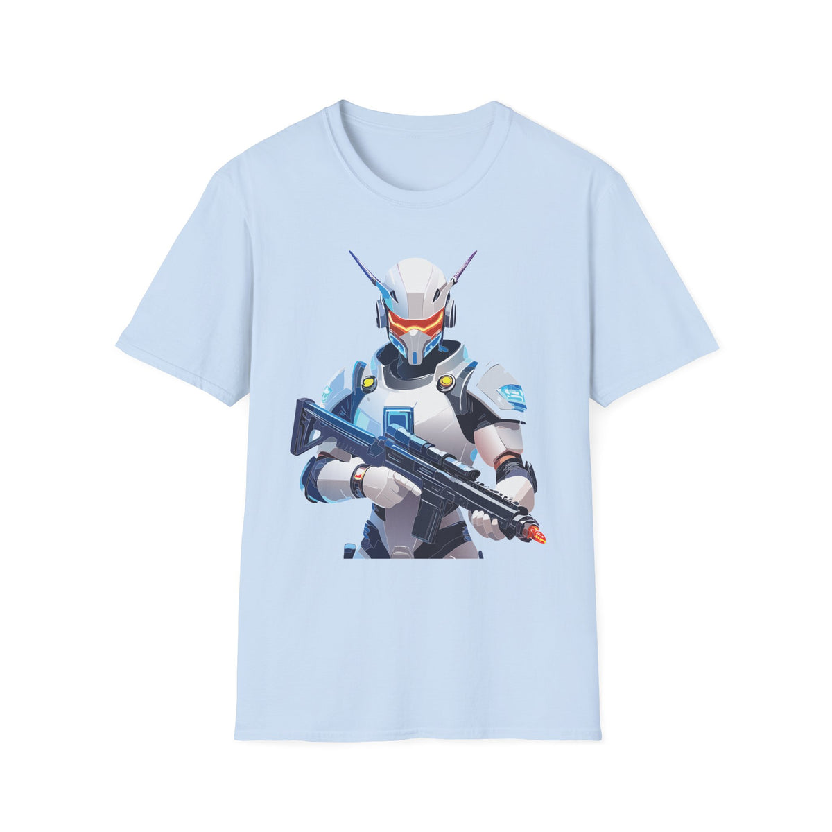 Cartoon Warrior Graphic Tee Gildan Unisex 100 Cotton Tee Shirt c41