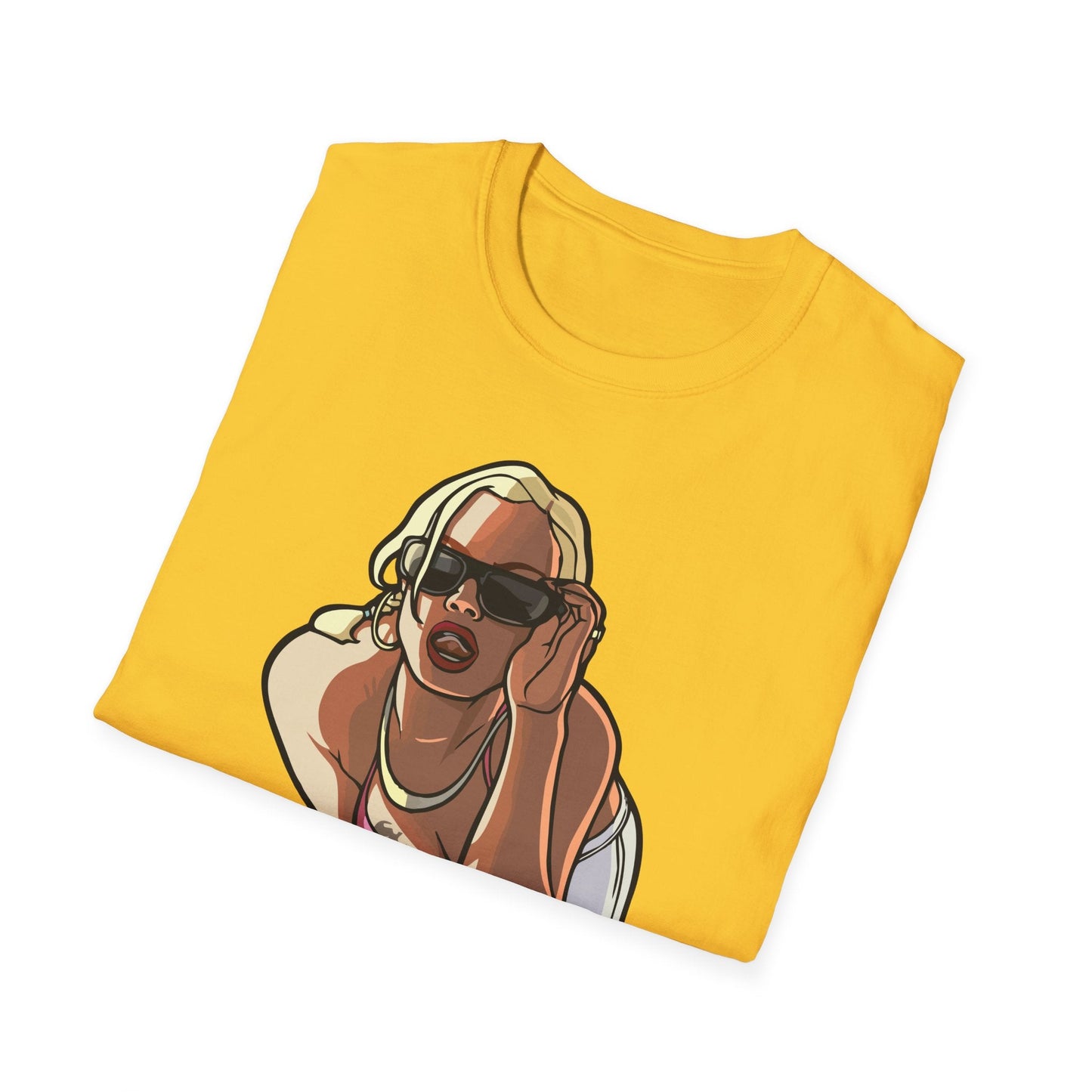 Cartoon Animation T Shirt Funny Tee Unisex Gildan Softstyle 64000 100 Percent Ring Spun Cotton