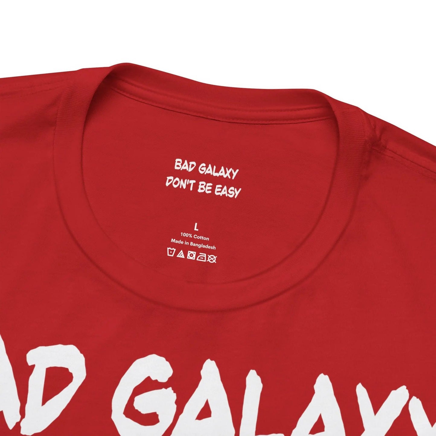 Funny Dog Tee Shirt From Bad Galaxy 100 Percent Cotton Made In USA Eco Friendly Inks