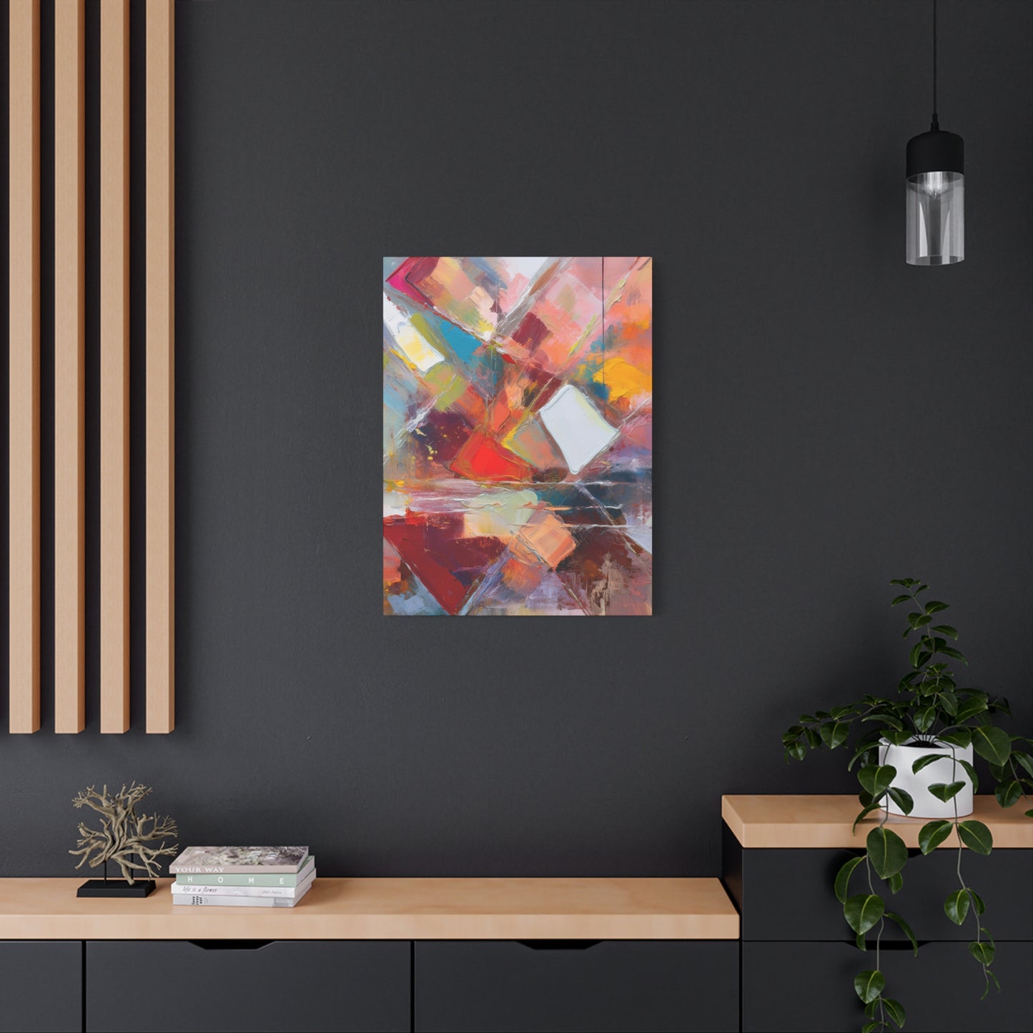 Abstract Oil Painting Print Canvas 20x24,20x30,24x30 24x32,24x36,30x40 32x48,36x48,40x60 Pine-Wood Inner Frame ABS-180