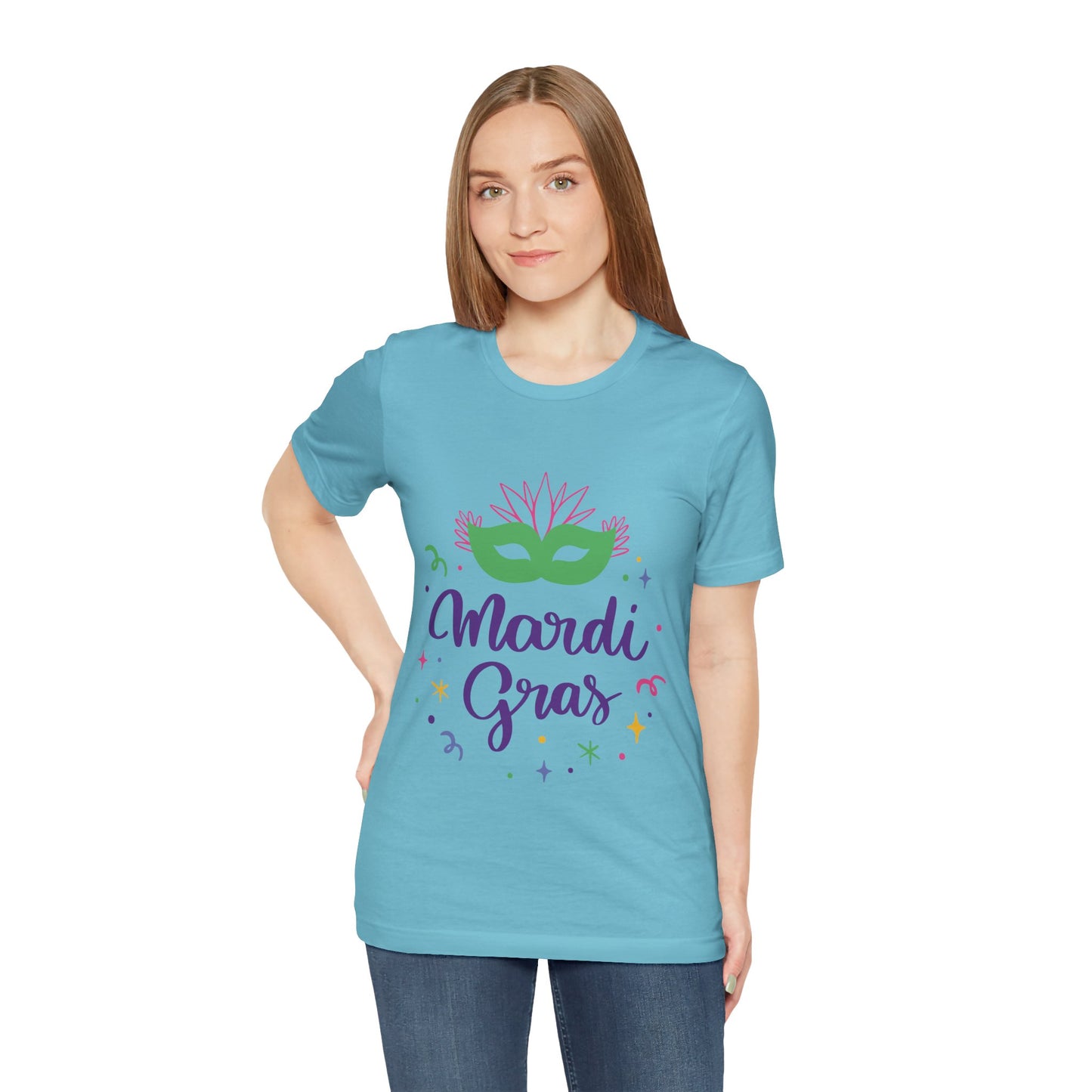 Unisex Cotton Tee Shirt for Mardi Gras