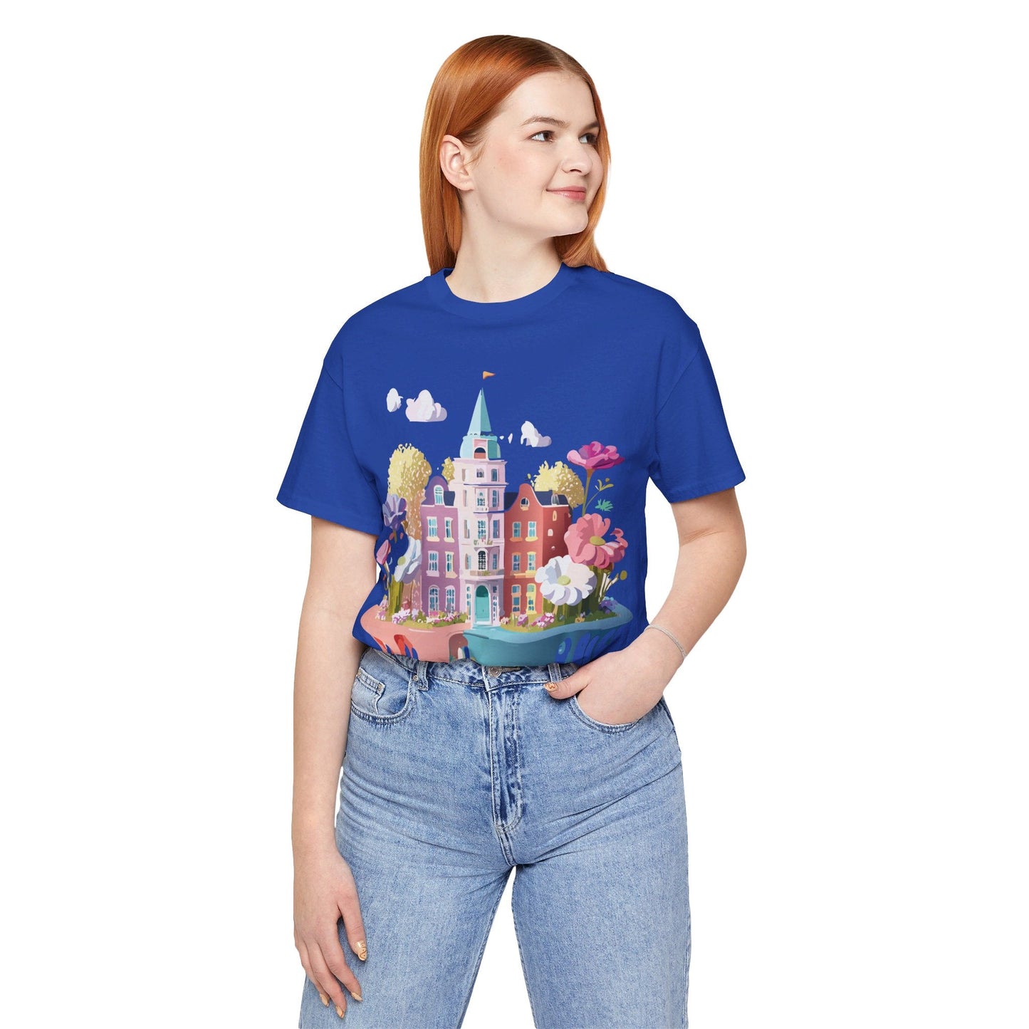Amsterdam Tourist Shirt Unisex Graphic Tee Vintage Inspired Artwork Art Design By Adelpha