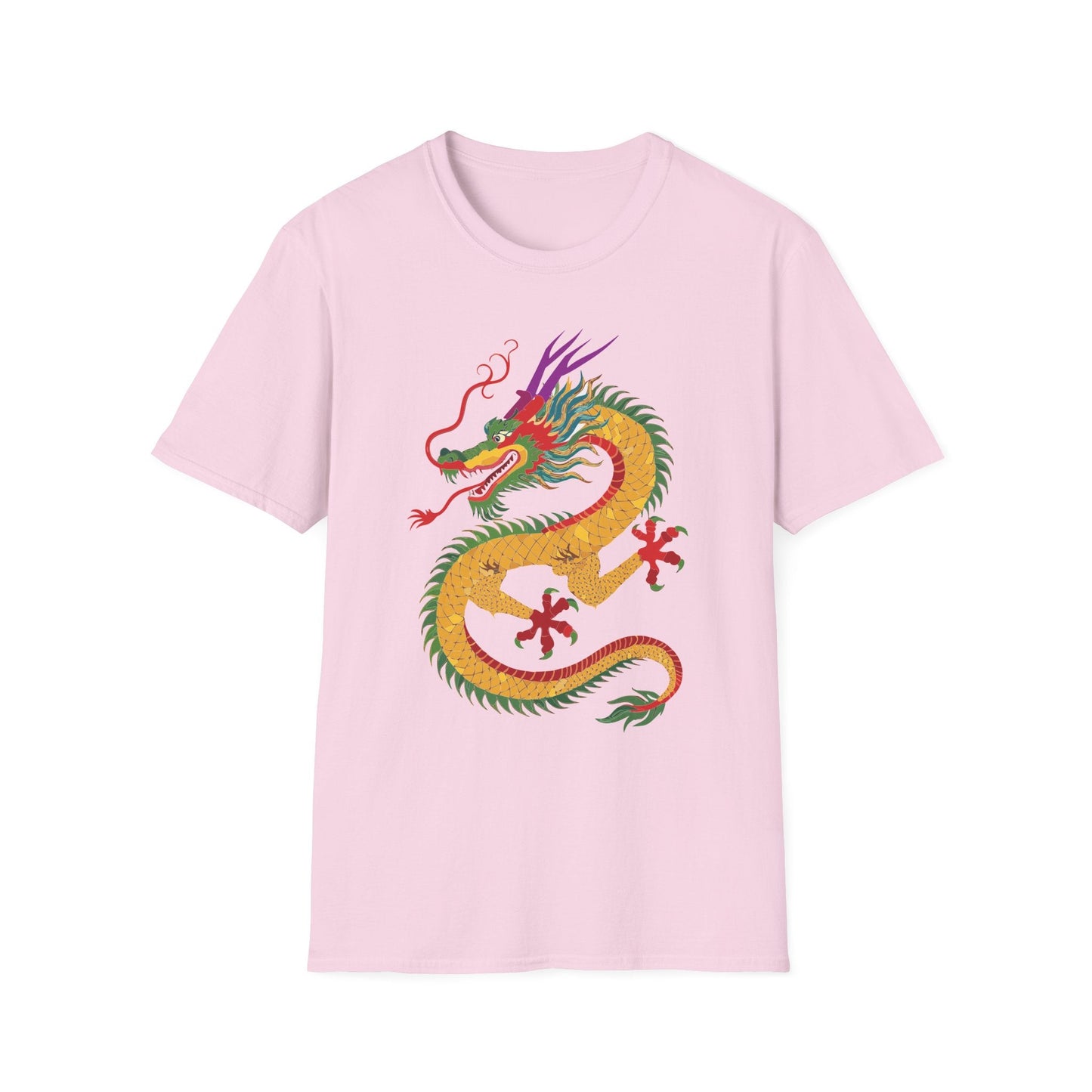 Dragon T Shirt Unisex Dragon Shirt Animal Design Softstyle Ring Spun Cotton Tee Comfort
