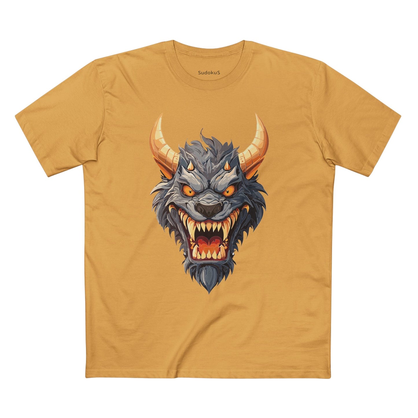 Cartoon Monsters Graphic Unisex 100 Cotton Staple Tee 9