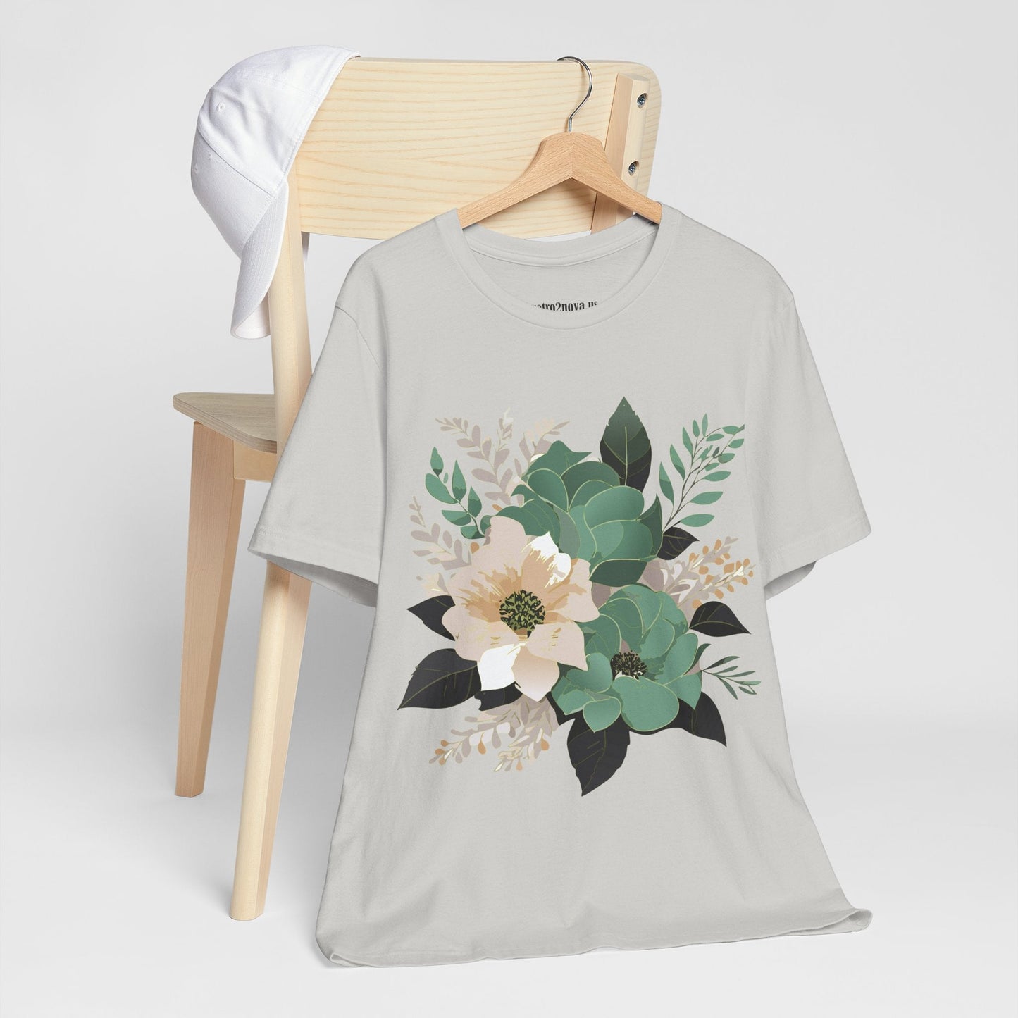 Flowers Shirt Floral Shirt Unisex Jersey Short Sleeve Tee From Flowers Collection Retro2Nova