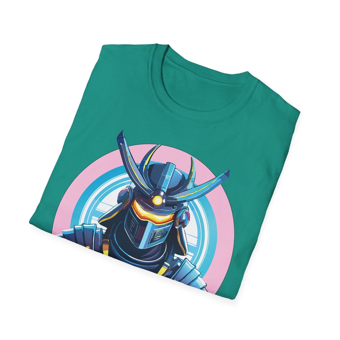 Samurai Shirt Unisex Gildan Softstyle 64000 Tee 100 Percent Ring Spun Cotton Breathable Lightweight