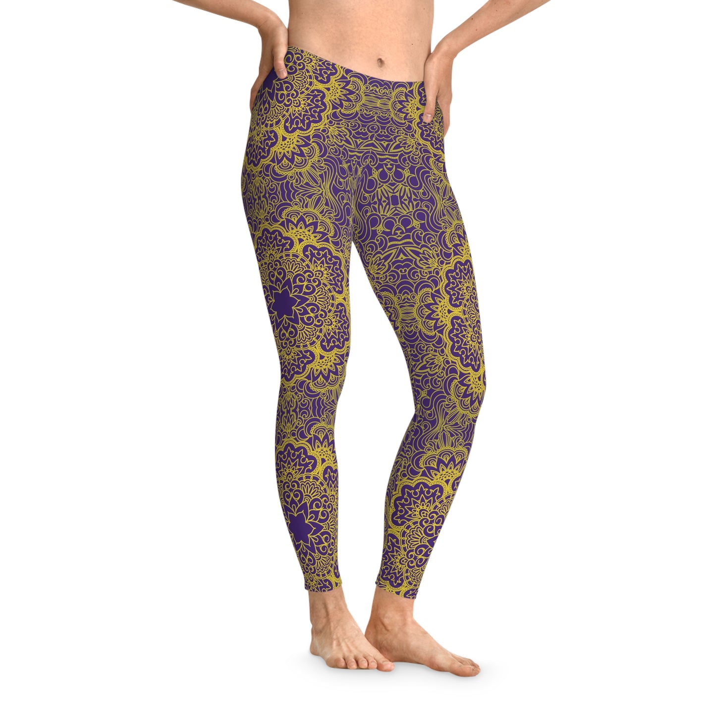 Leggings con estampado tradicional