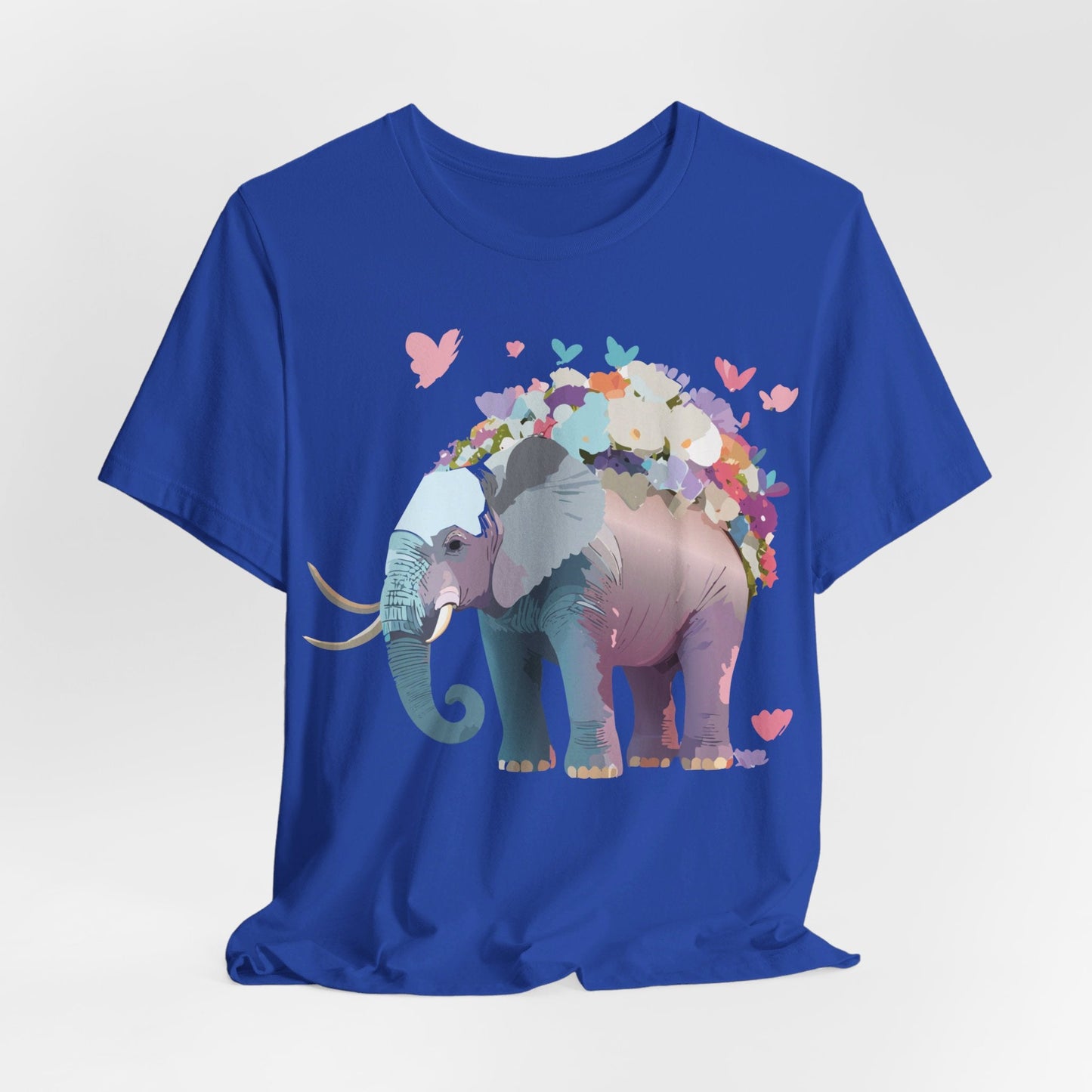 Elephant Shirt Graphic Tee Unisex Vintage Inspired Art Design By Adelpha Original Artwork