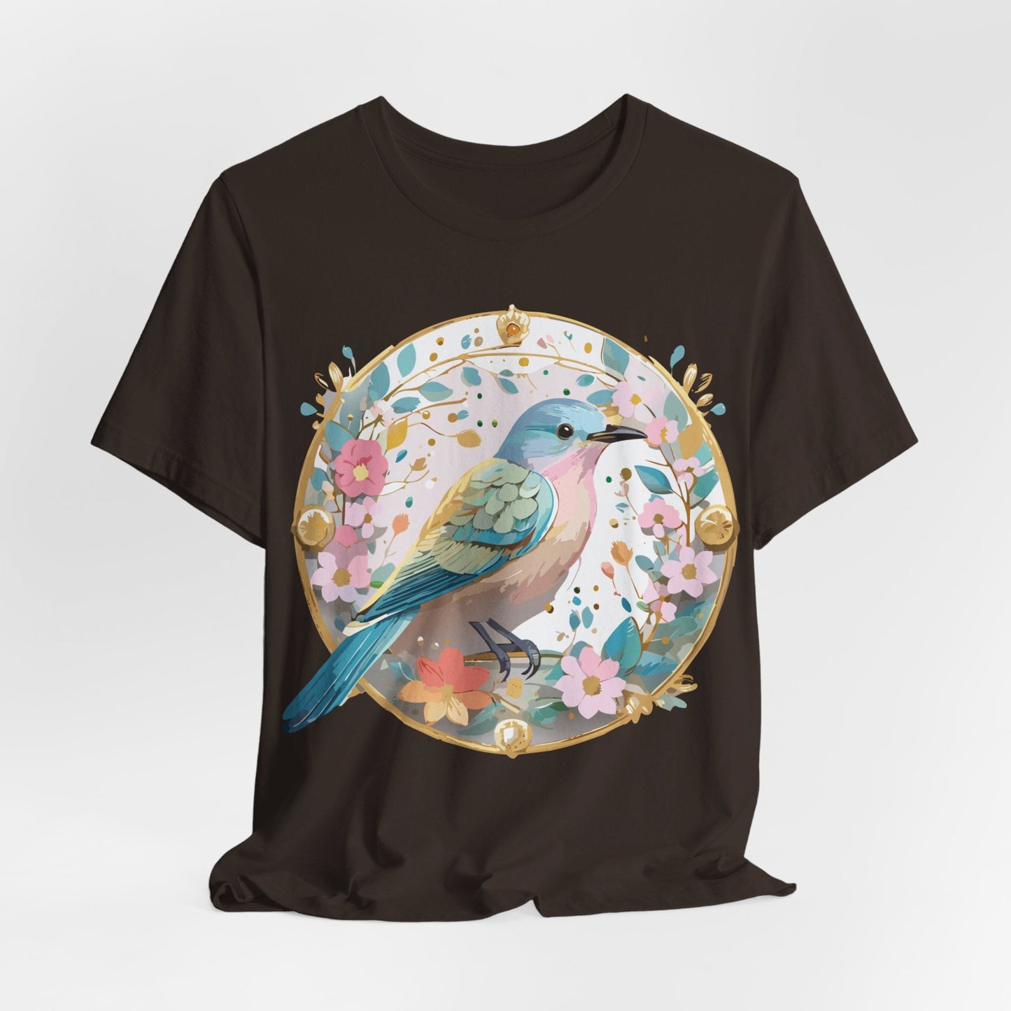 Medallion Graphic Unisex 100 Cotton Vintage Animal Medal Artwork Tee 77