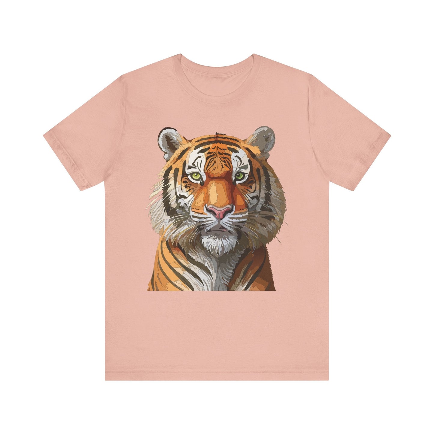 Unisex Animal Art Design Tee Shirt Wild Animals Graphic Tee Softstyle Gildan 64000