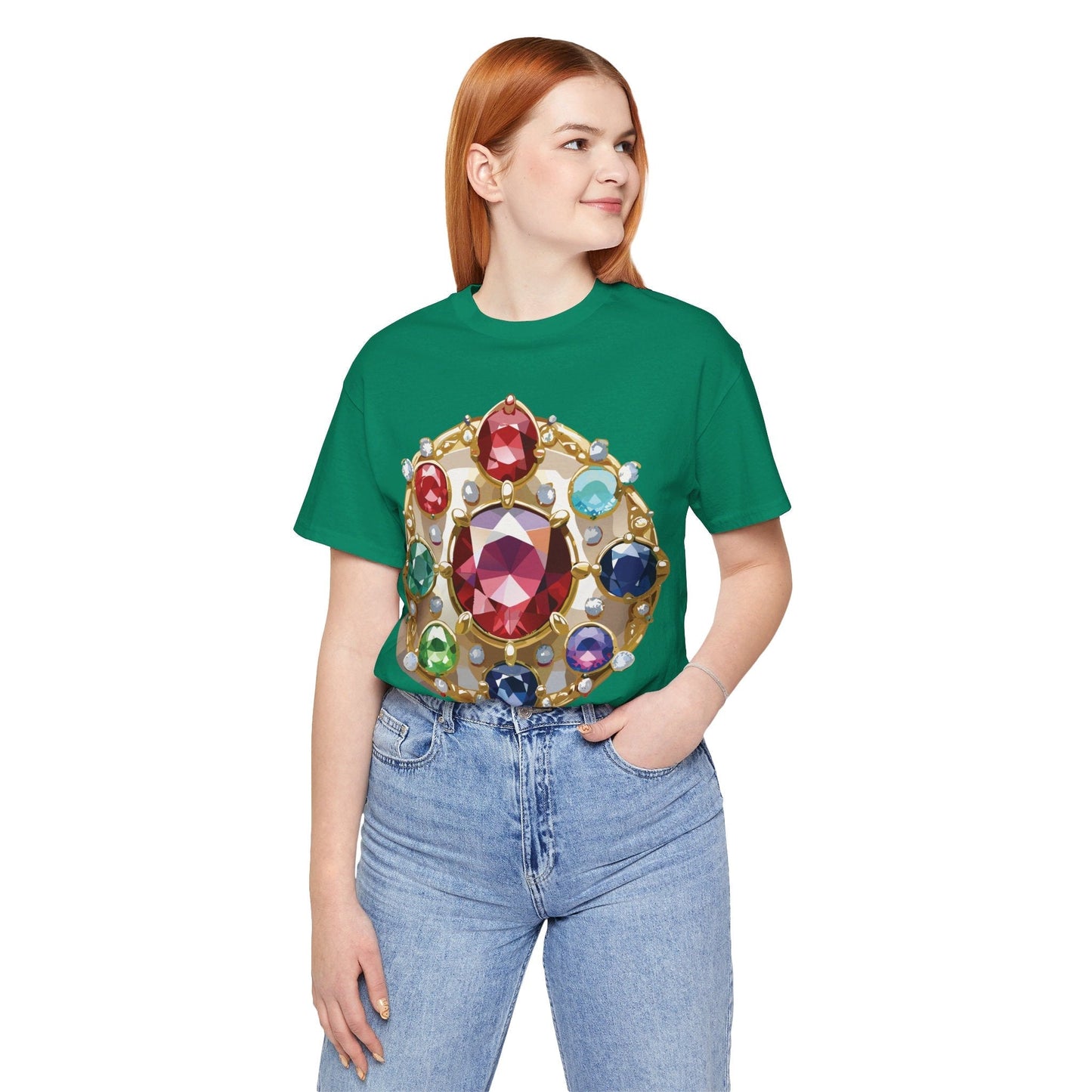 Adelpha Graphic T Shirt Unisex Vintage Artwork Tee Jewelry Design Short Sleeve Art Print