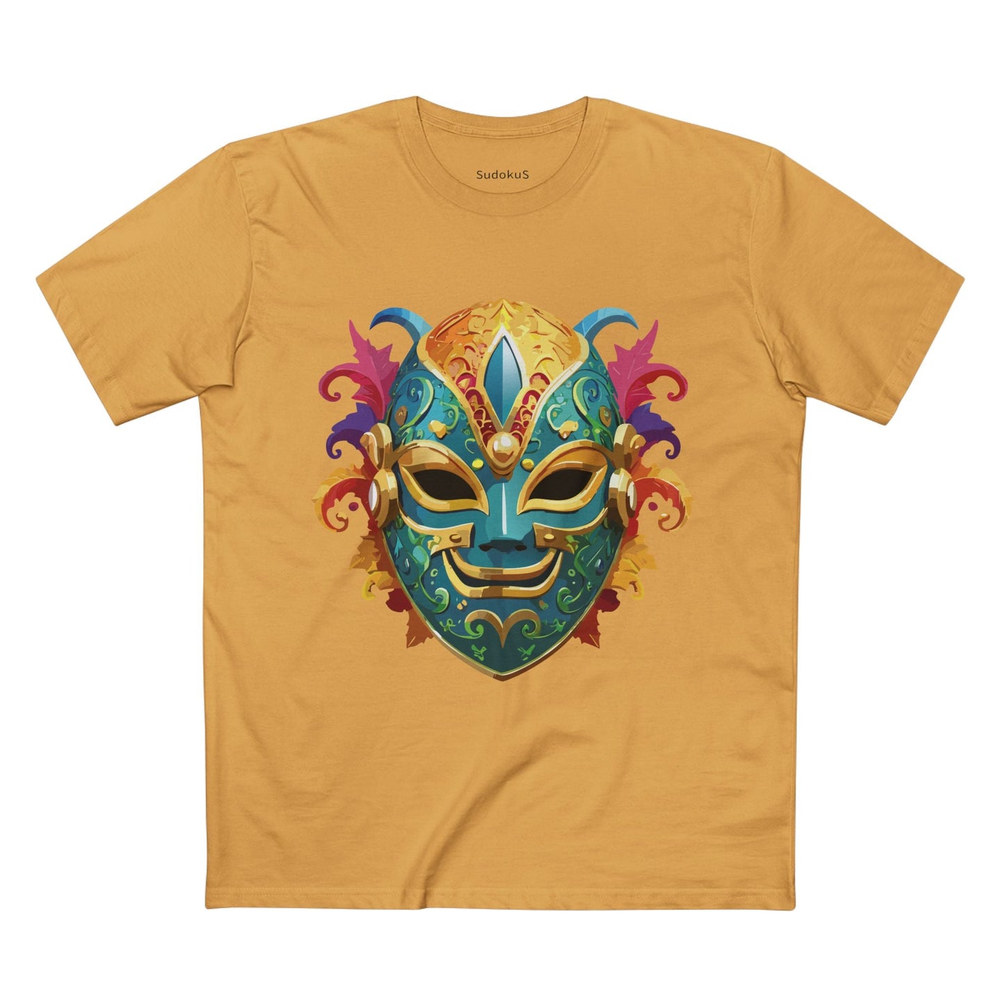 Mask Graphic Unisex 100 Cotton Staple Tee 20