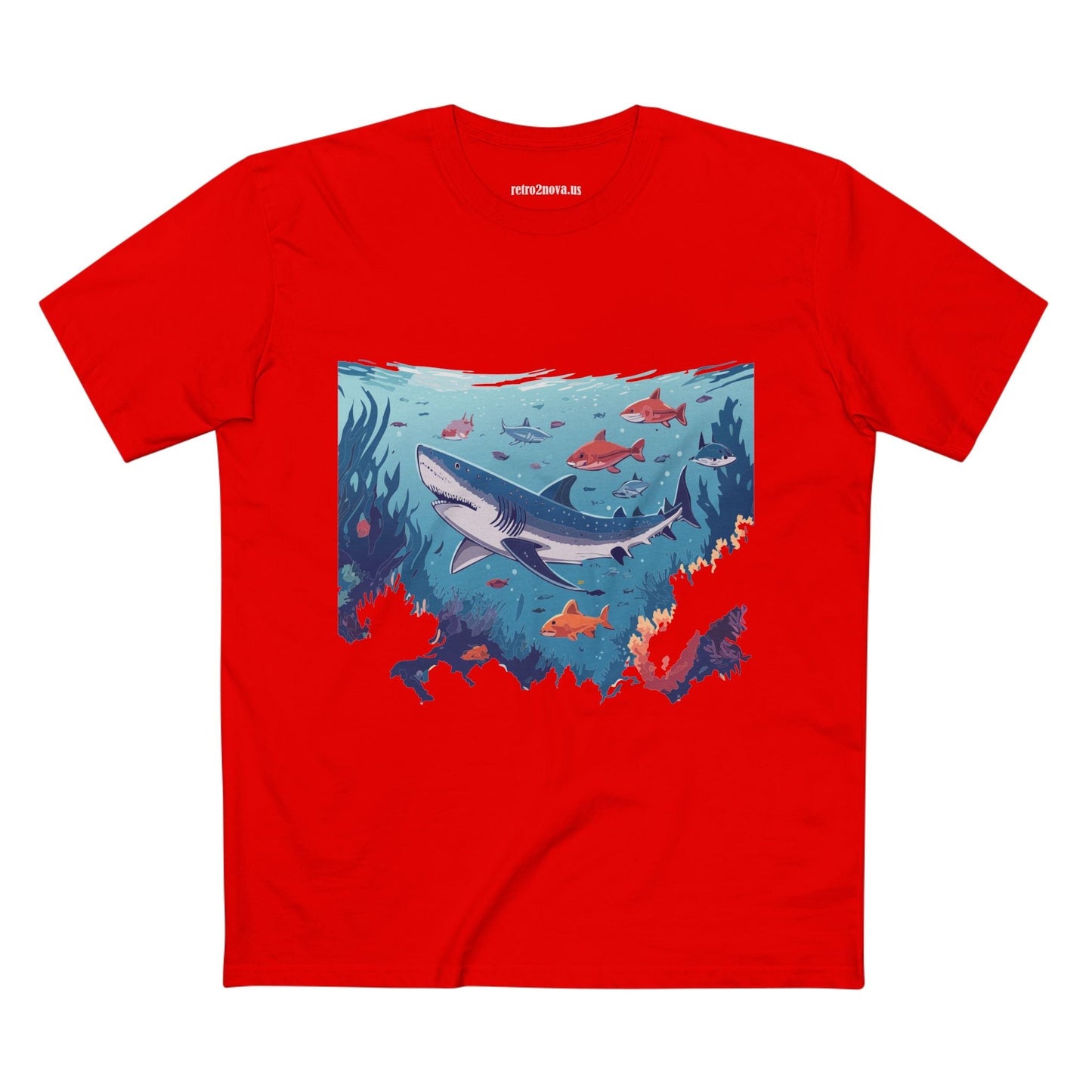Ocean Shirt Ocean Pacific OP6 Unisex Premium Cotton Tee With Original Art By Retro2Nova