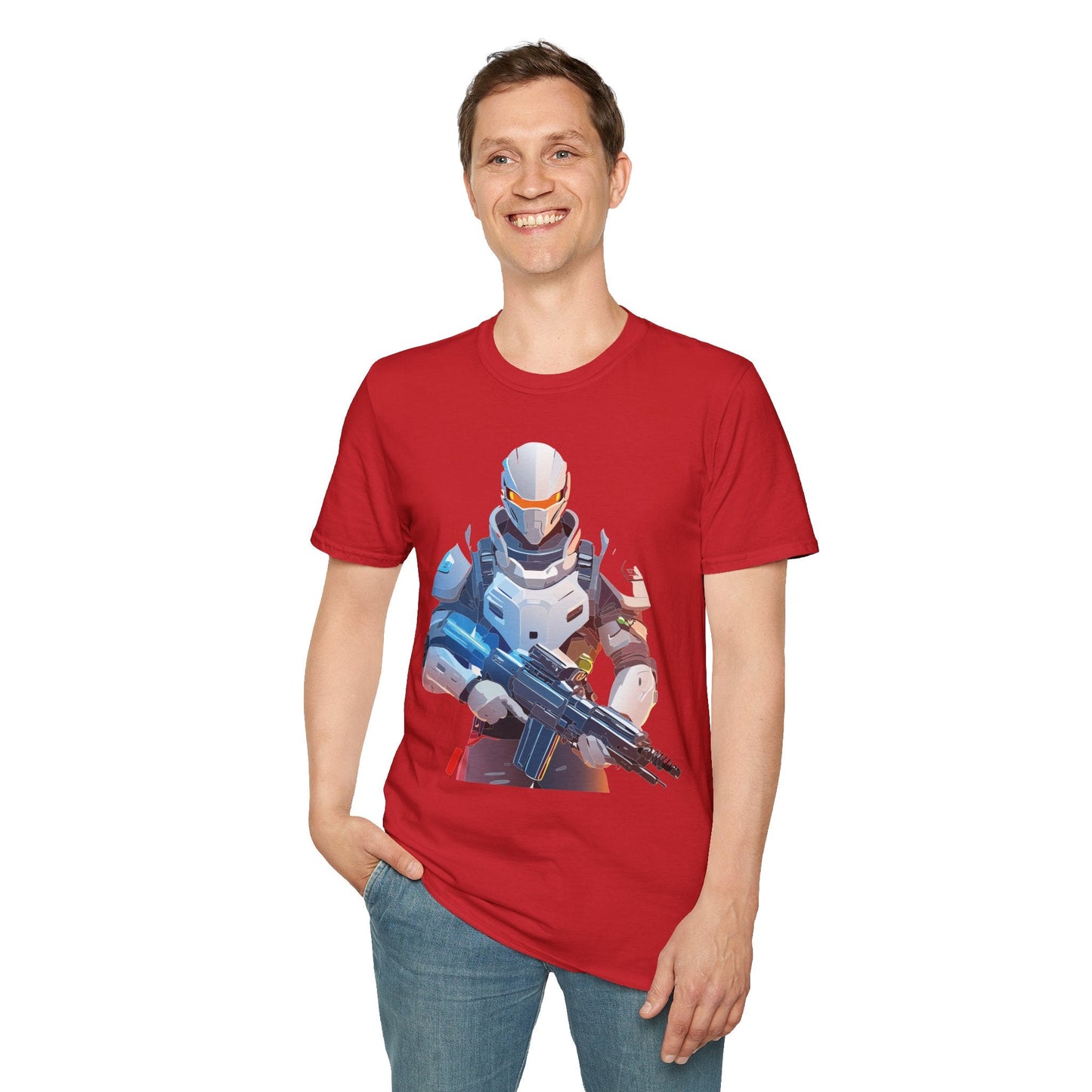 Robocop Graphic Unisex Cotton With Cyber Man Artwork Tee 4
