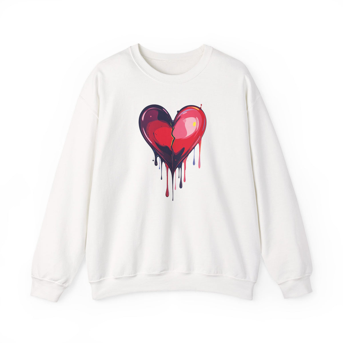 Big Red Heart Sweatshirt, Love Sweatshirt, Valentine's Day Sweatshirt, Heart Sweatshirt 118