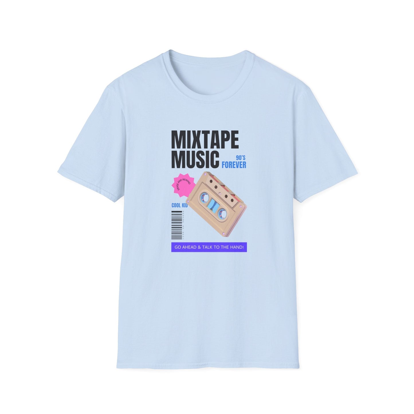 Mixtape Music Vintage Cassette T-Shirt Unisex Cotton Retro Audio Graphic Tee