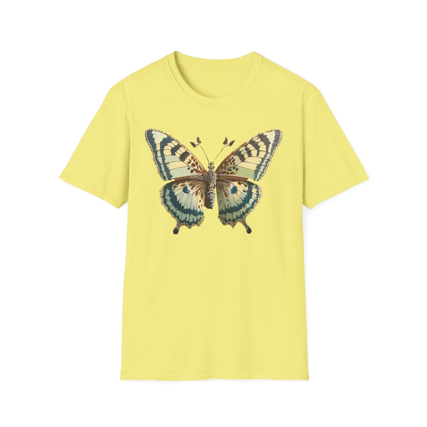 Butterfly Shirt Unisex T Shirt Monarch Butterfly Print Softstyle Gildan 64000 Tee