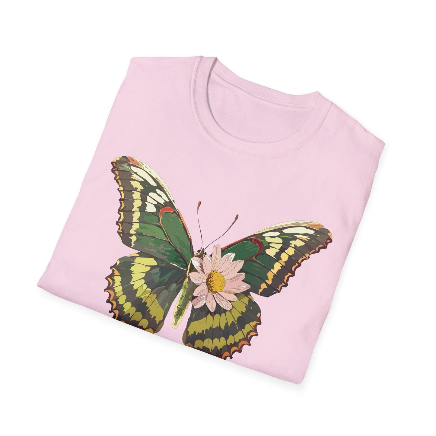 Butterfly Shirt Unisex Monarch Butterfly Tee Gildan Softstyle 64000 100% Ring Spun Cotton