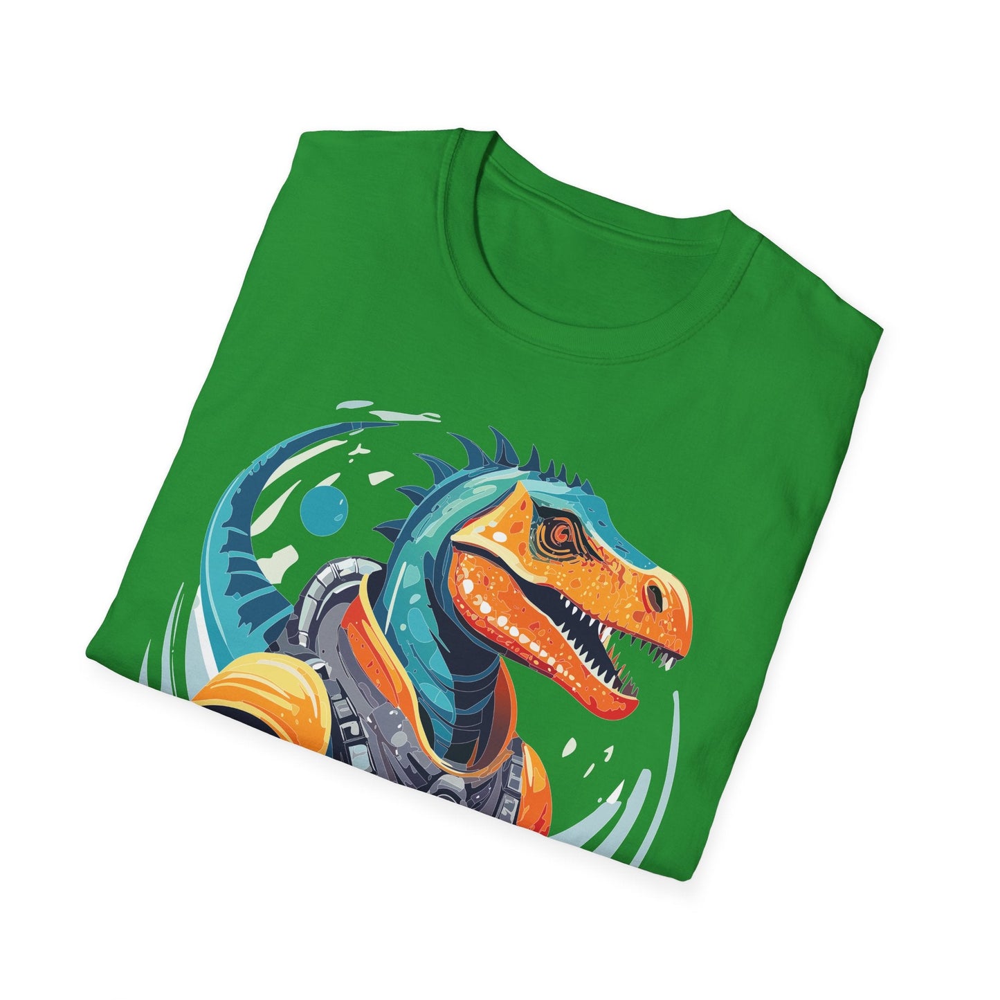 Alien Graphic Unisex Cotton Softstyle UFO Artwork Tee 10