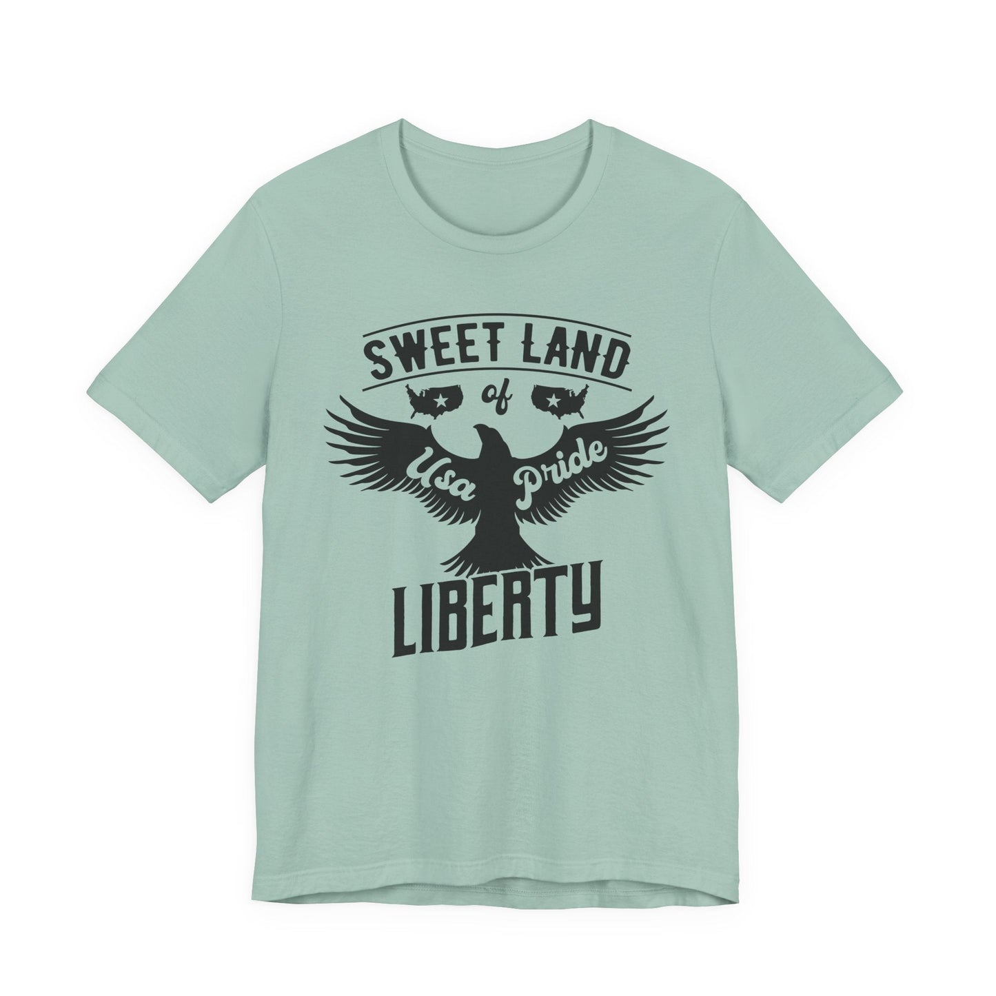 Liberty Eagle Graphic Unisex Cotton T-Shirt a4