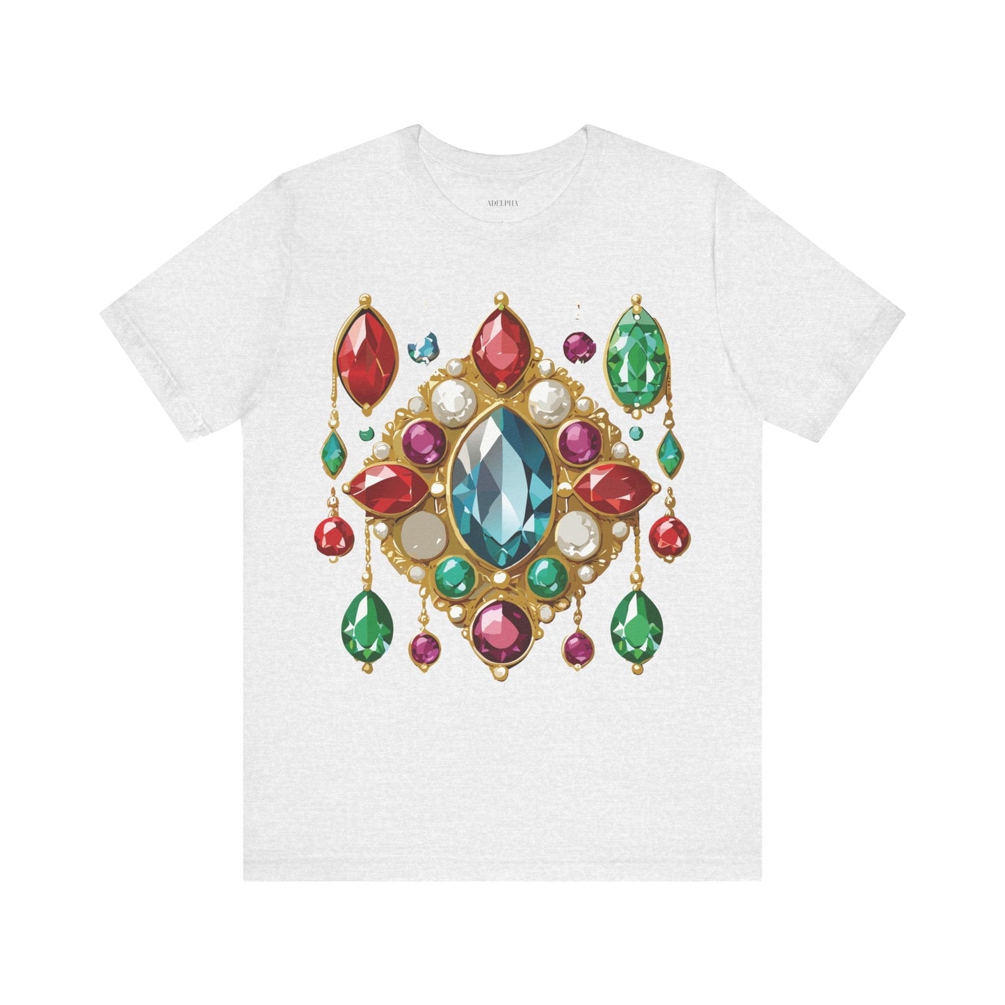 Jewelry Graphic Unisex 100 Cotton Vintage Treasure Art T-Shirt 44