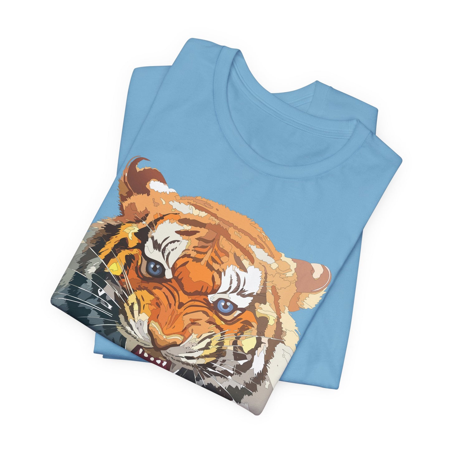 Tiger Shirt, Animal Shirt, T-Shirt with Tiger, Art Design Tee, Animal Tees, Safari T-Shirt, Graphic Design Tee 14