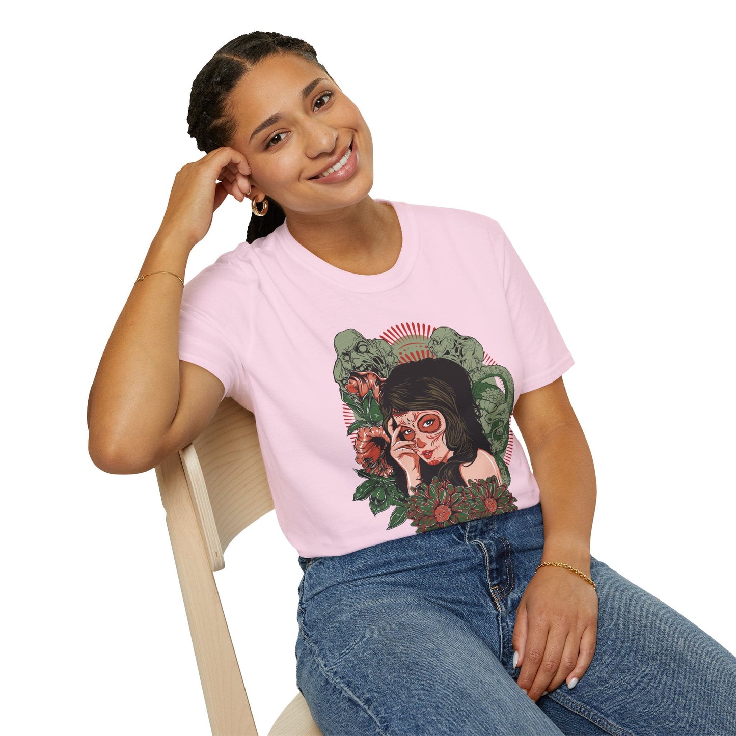 Art Design Graphic Tee Shirt Unisex Softstyle Cotton Art Shirt for Graphic Lovers
