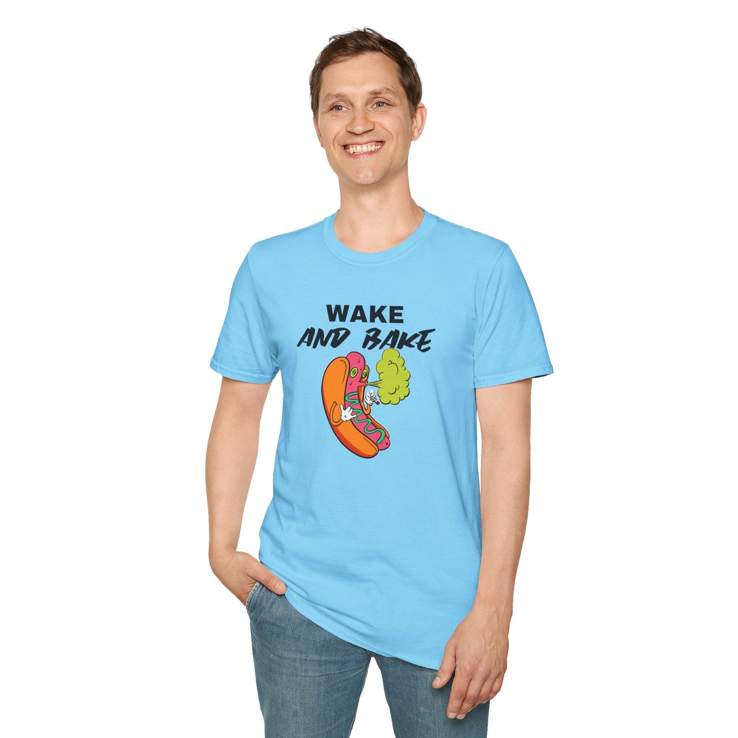 Funny Food T Shirts Unisex Softstyle Tee With Art Design Gildan 64000 100 Percent Ring Spun Cotton