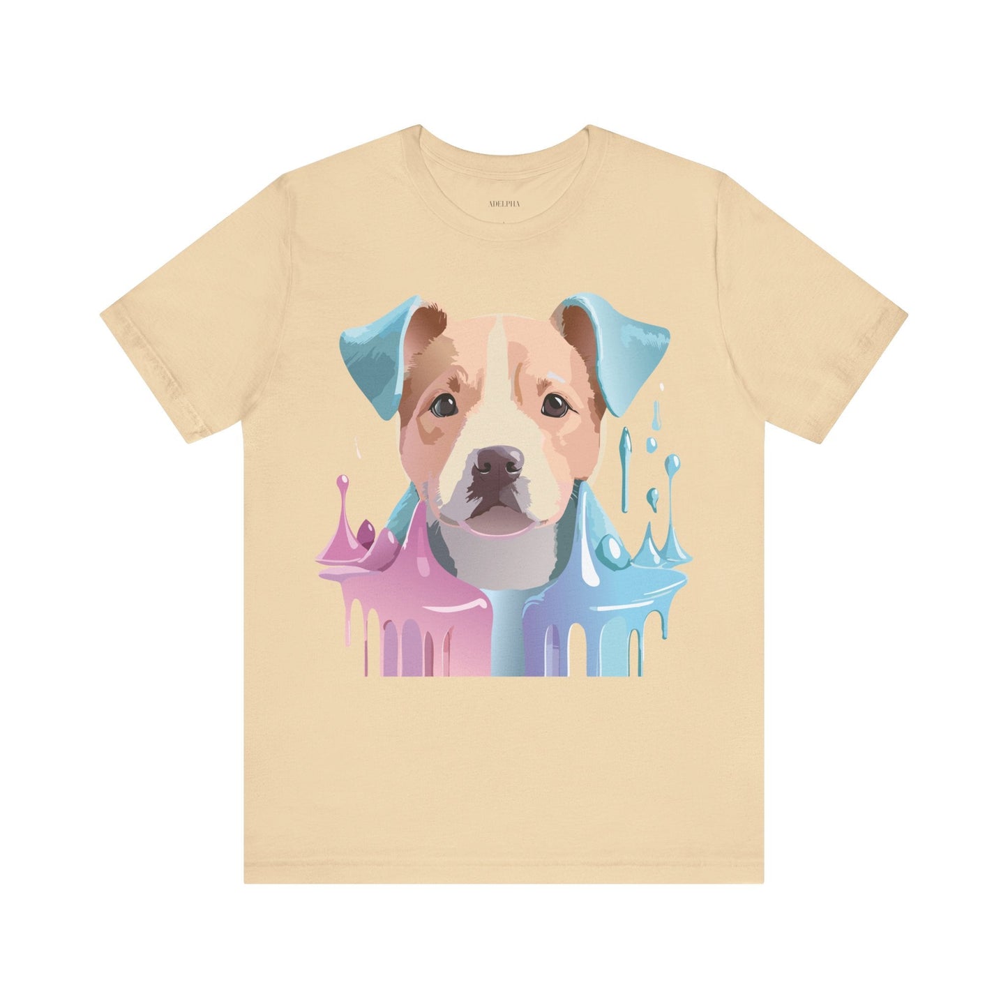 Dog Graphic T Shirt Unisex Jersey Short Sleeve Adelpha Vintage Art Tee Premium Comfort