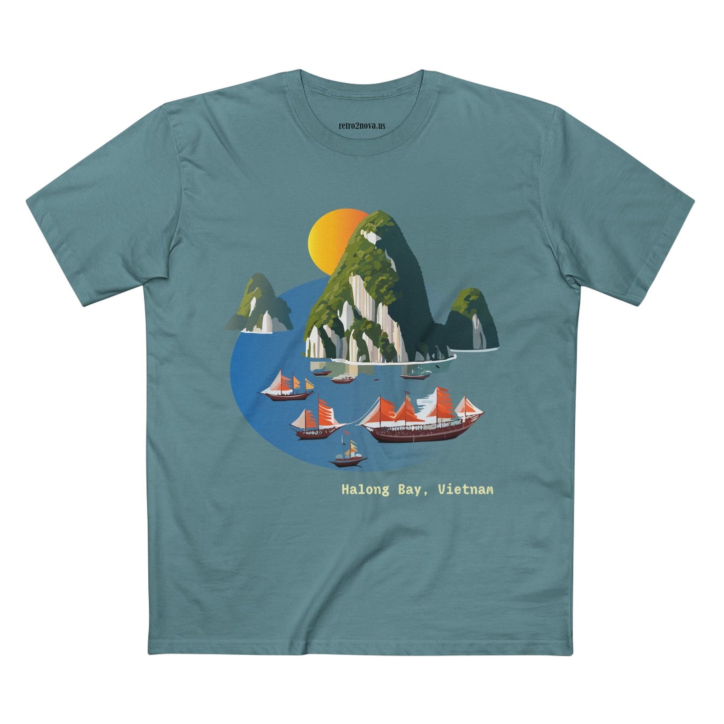 Travel Shirt Vietnam Tourists Unisex Premium Cotton Tee with Original Art Design